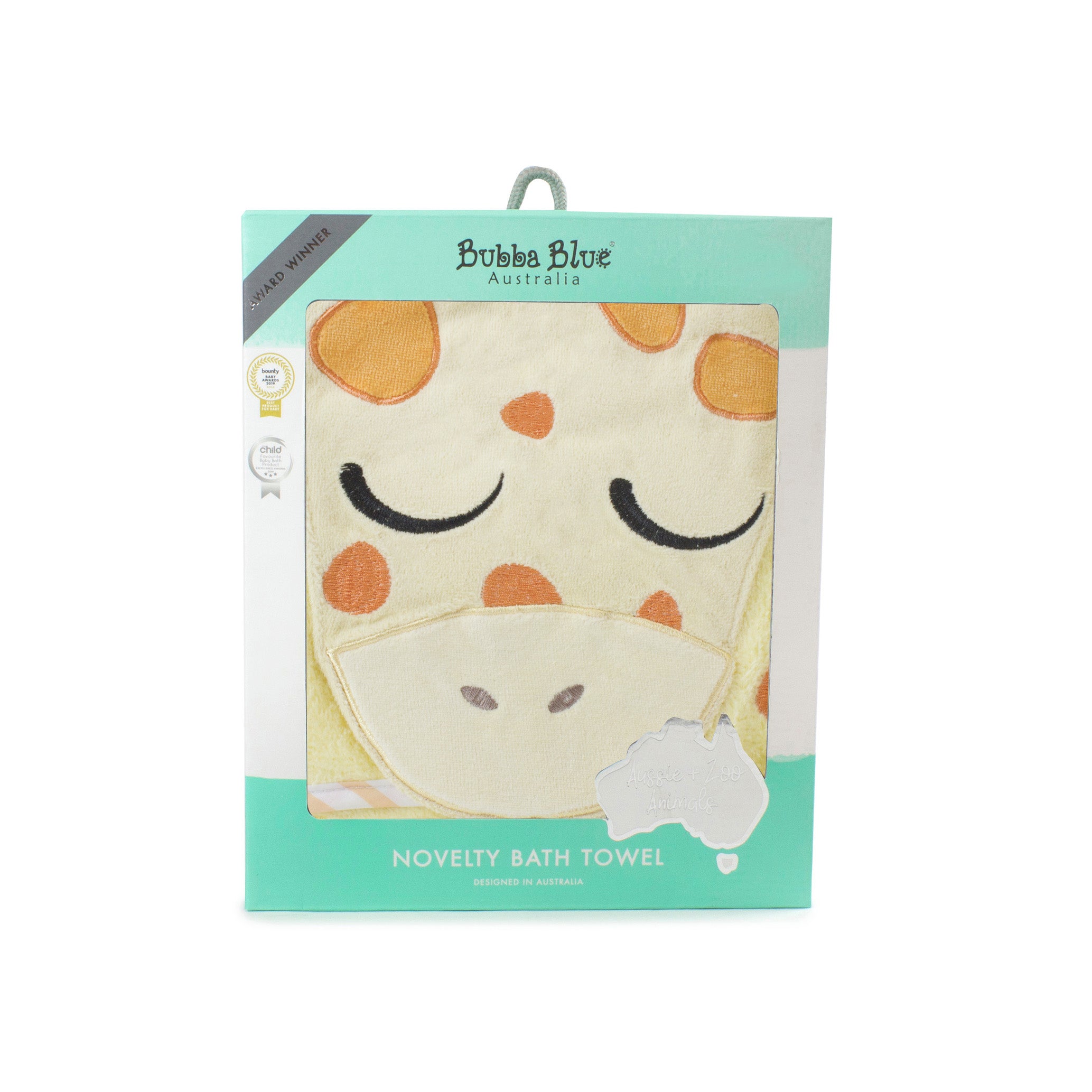 Giraffe Hooded Bath Towel for Kids - Soft and Absorbent Animal-Themed Bathrobe - Perfect for Bath Time, Swimming, and Dress-Up Play