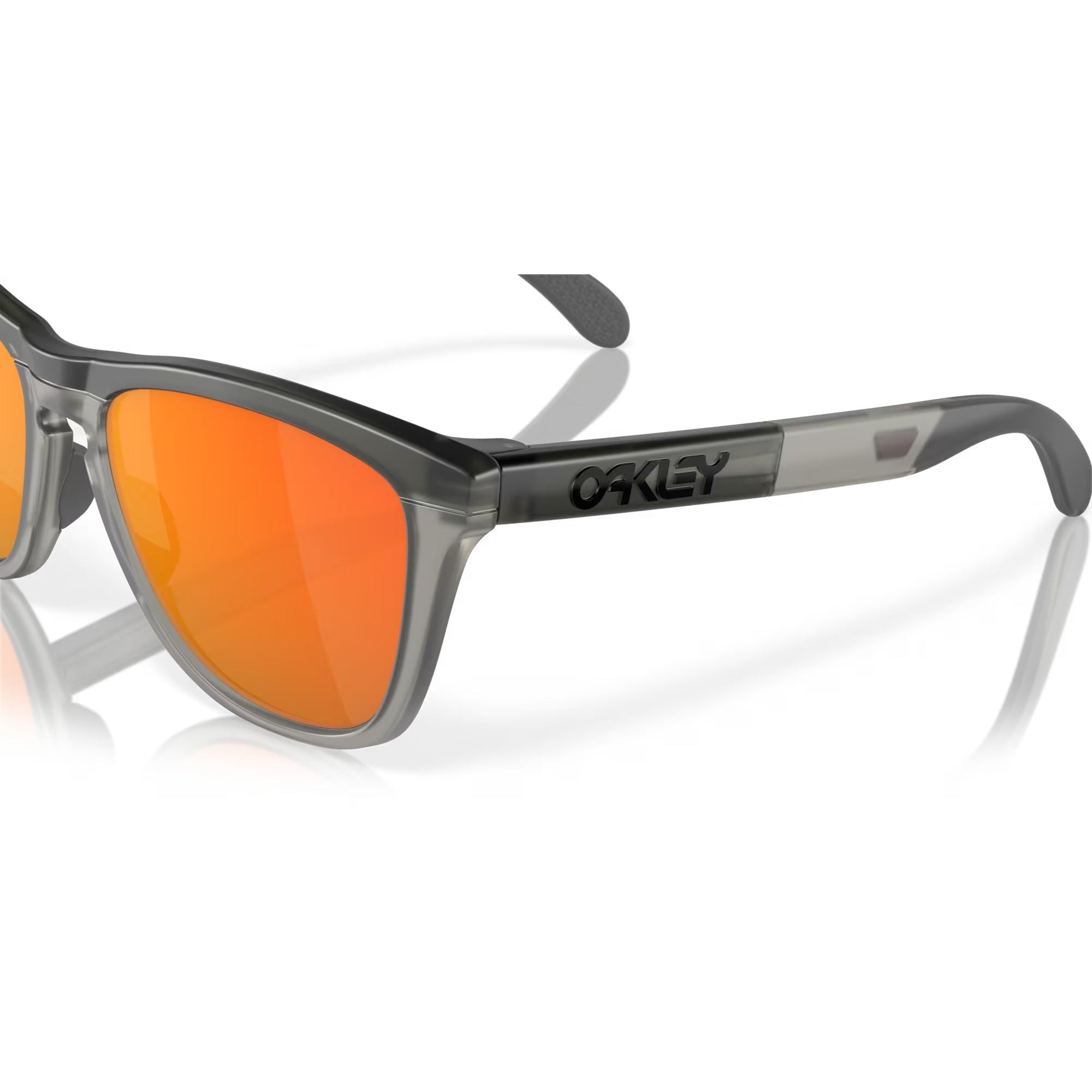 Oakley Frogskins Sunglasses - Matte Grey Smoke/Grey Ink Polarized Lenses for Men & Women - UV Protection for Running, Cycling & Outdoor Sports