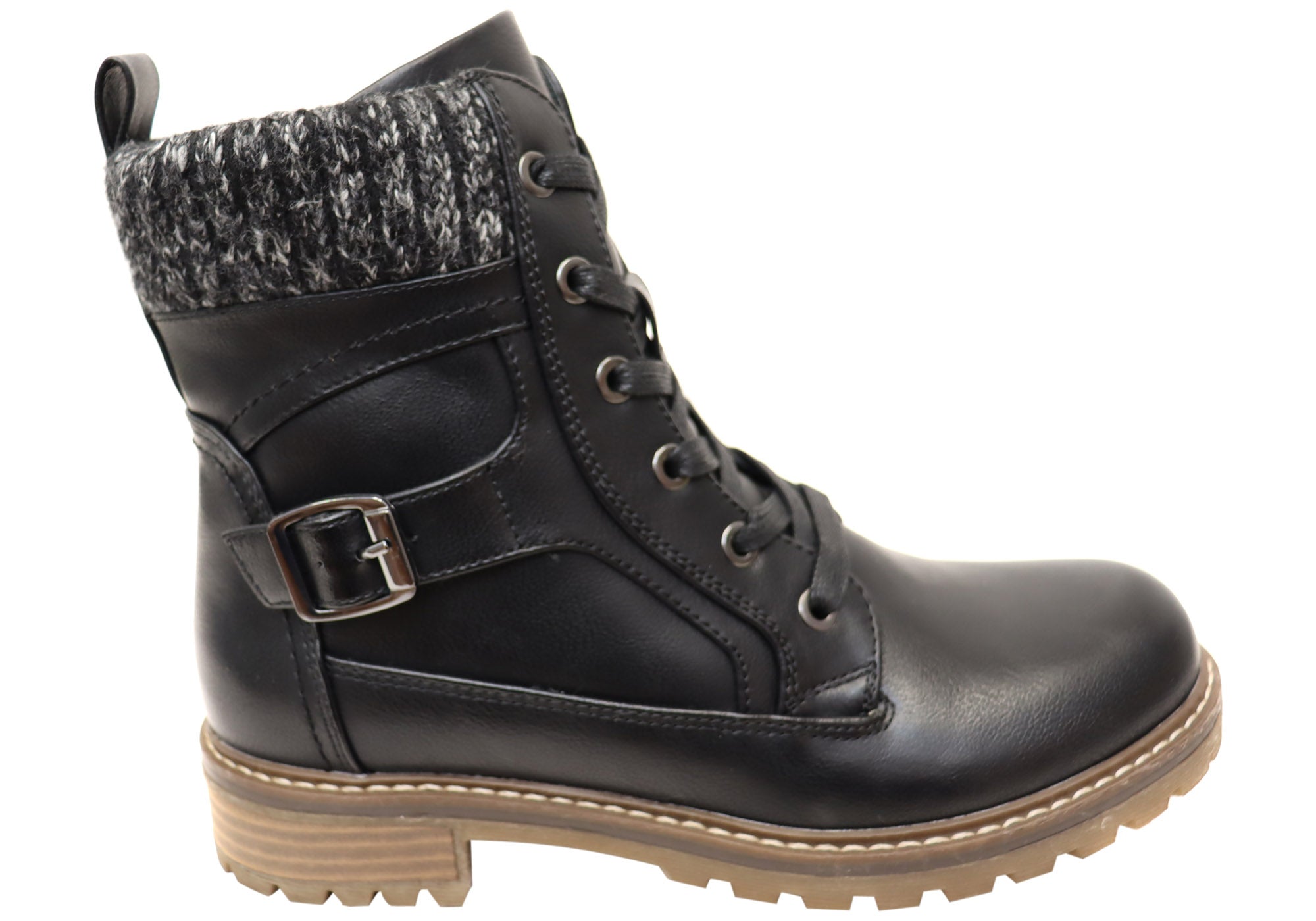 CC Resorts Gilly Women's Comfortable Lace-Up Ankle Boots - Stylish & Supportive Footwear for Casual Outings, Work & Outdoor Activities