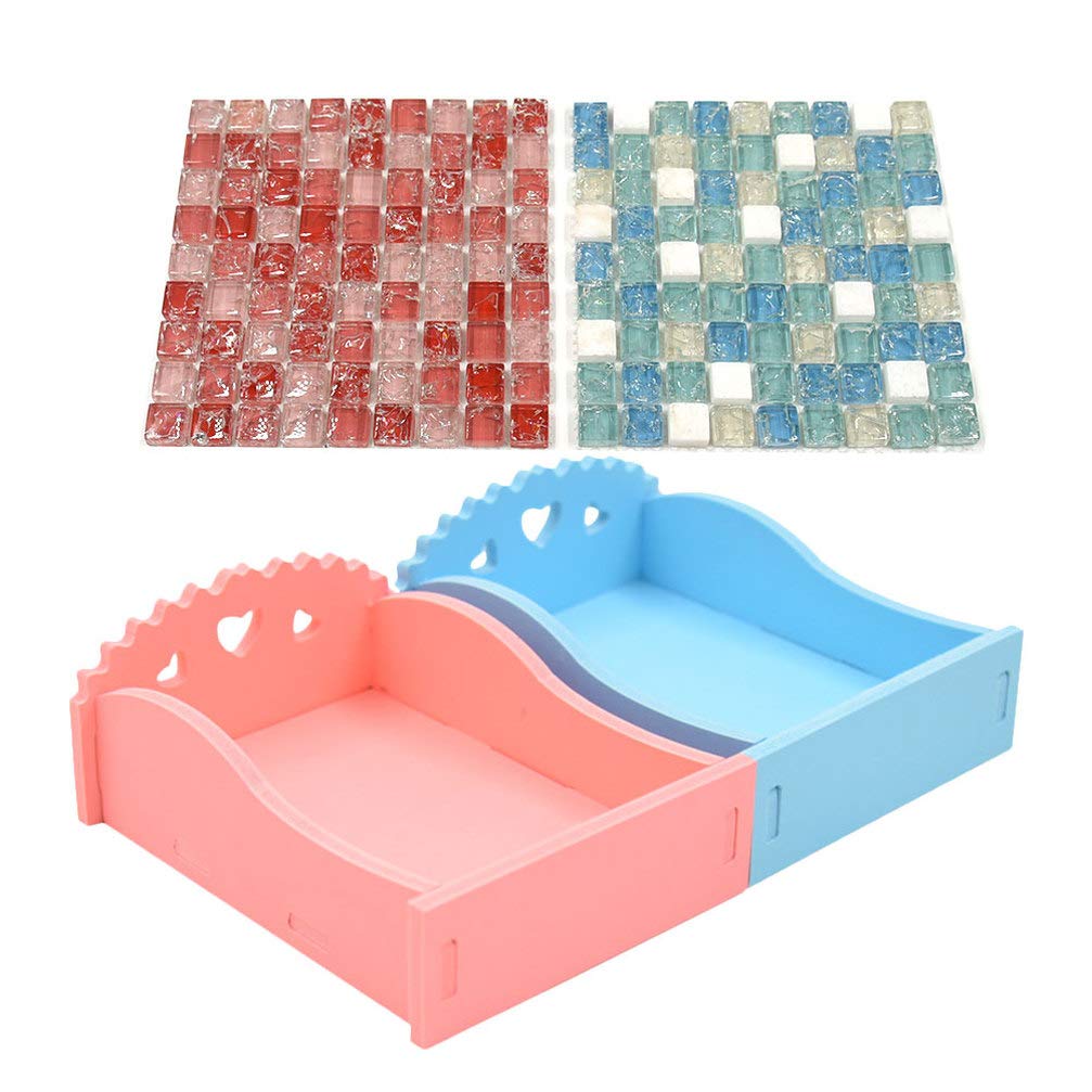 2Pcs Small Animal Cooling Mat - Hamster, Chinchilla & Guinea Pig Summer Ice Bed for Pets | Portable Cooling Plate for Cages, Travel & Hot Weather Relief