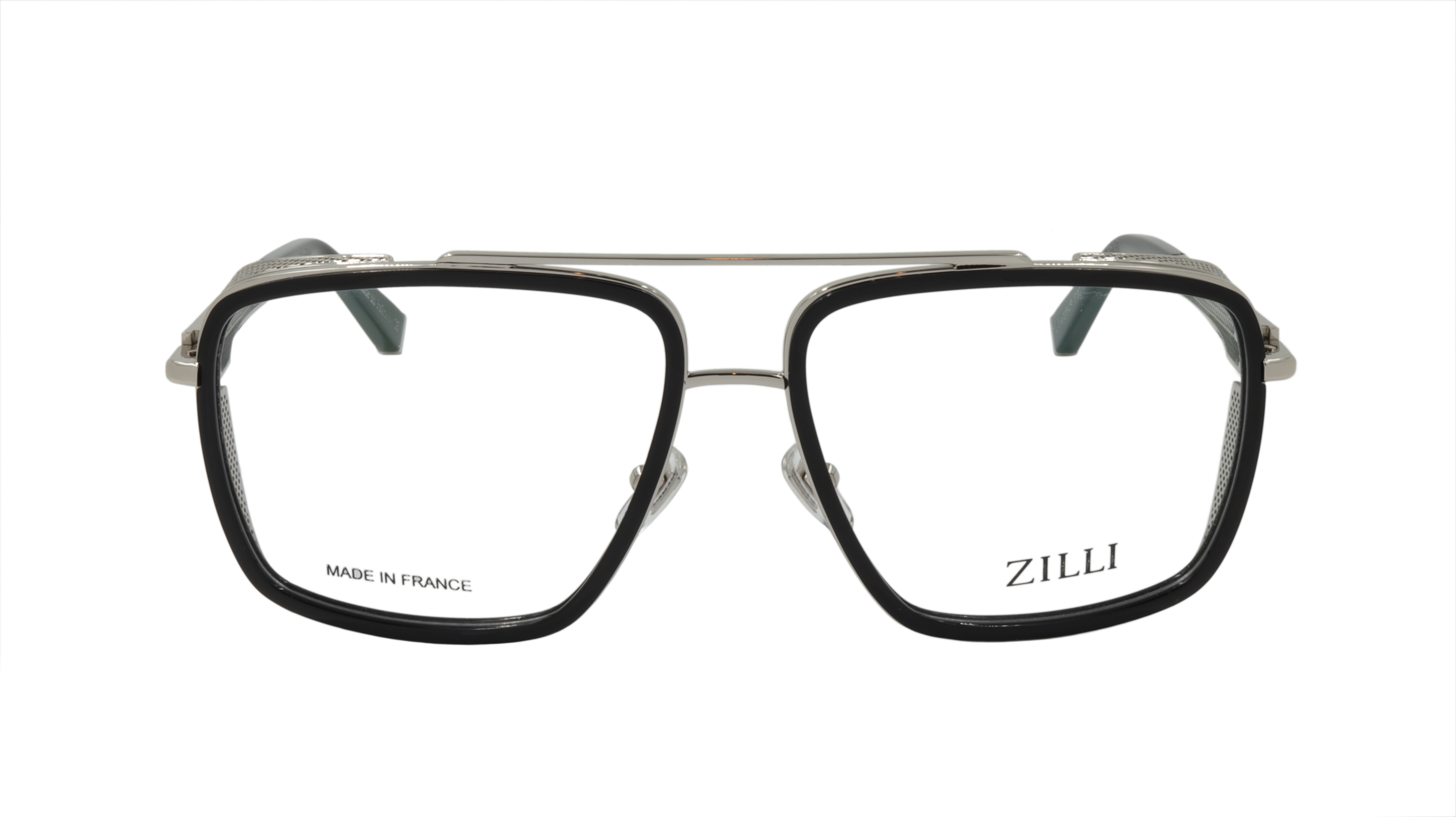 ZILLI Titanium Acetate Eyeglasses Frame ZI 60049 C02 - Premium French-Made Optical Glasses for Men & Women | Perfect for Reading, Work, and Fashion Accessories