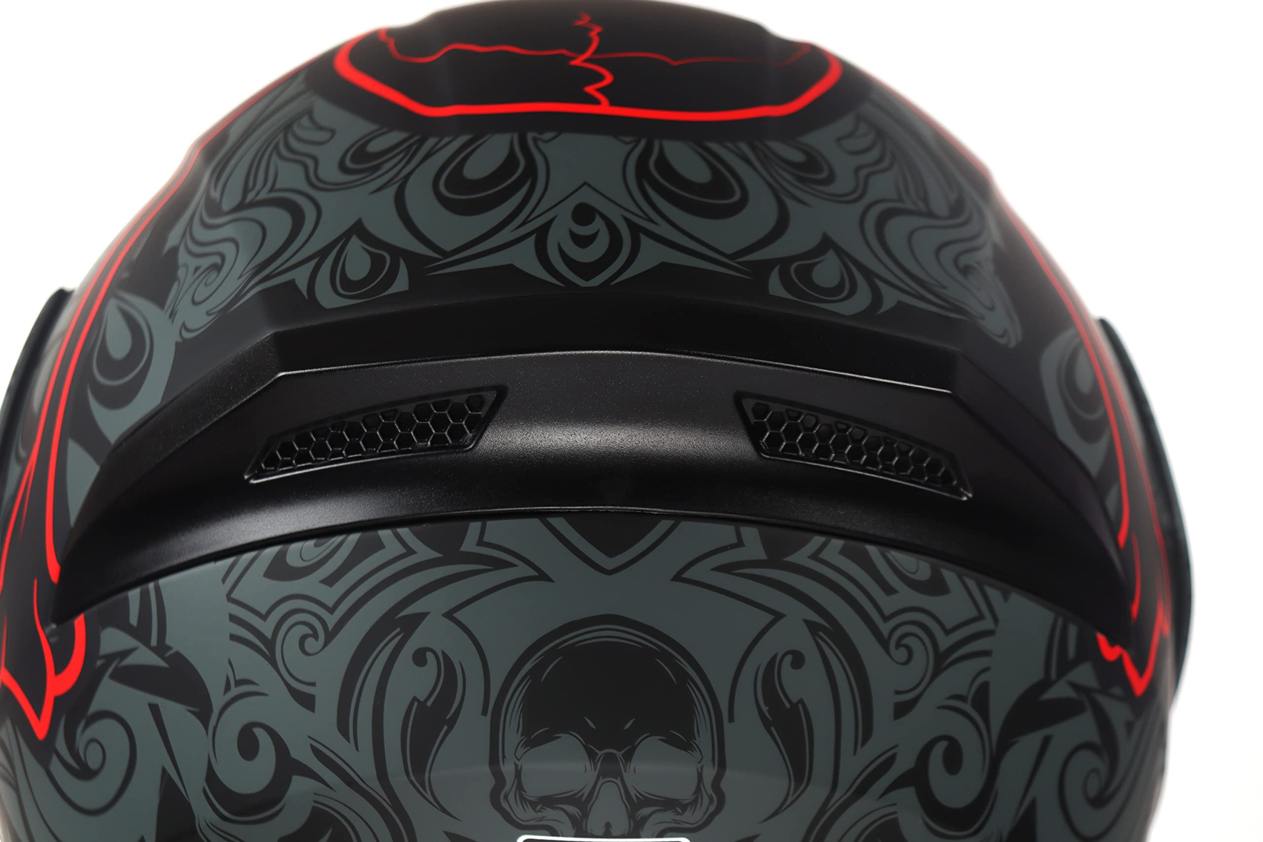 DOT Certified Motorcycle Modular Full Face Helmet with Dual Visor & Flip-Up Design - Perfect for Street Riding, Touring and Commuting