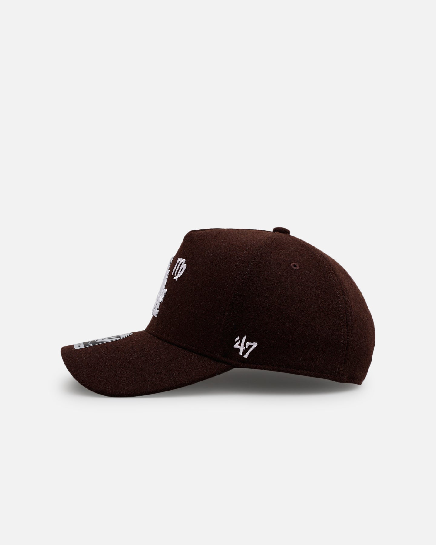 47 Brand Los Angeles Dodgers 'Zodiac' Virgo Snapback Hat - Adjustable Brown Baseball Cap for Men & Women - Perfect for Game Day, Streetwear & Sports Fan Fashion