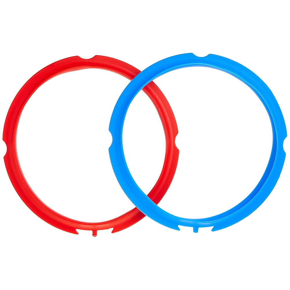 2-Pack Silicone Sealing Ring for 3 Qt Instant Pot - Replacement Pressure Cooker Gasket Seal Compatible with 3 Quart Instapot - Prevents Flavor Transfer (Sweet/Savory) - Perfect for Meal Prep, Cooking Soups & Stews