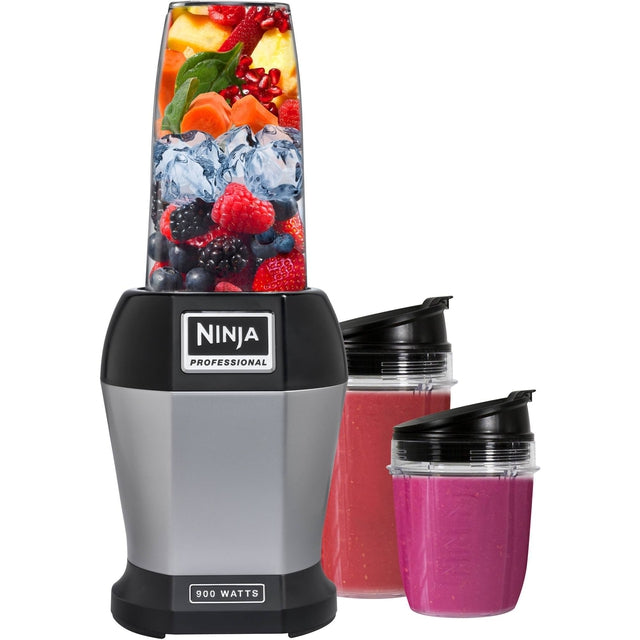 Ninja Nutri Ninja Pro 900W Personal Blender with 0.75L Blending Cups - Grey (BL451) - Perfect for Smoothies, Shakes & Meal Prep at Home or Office