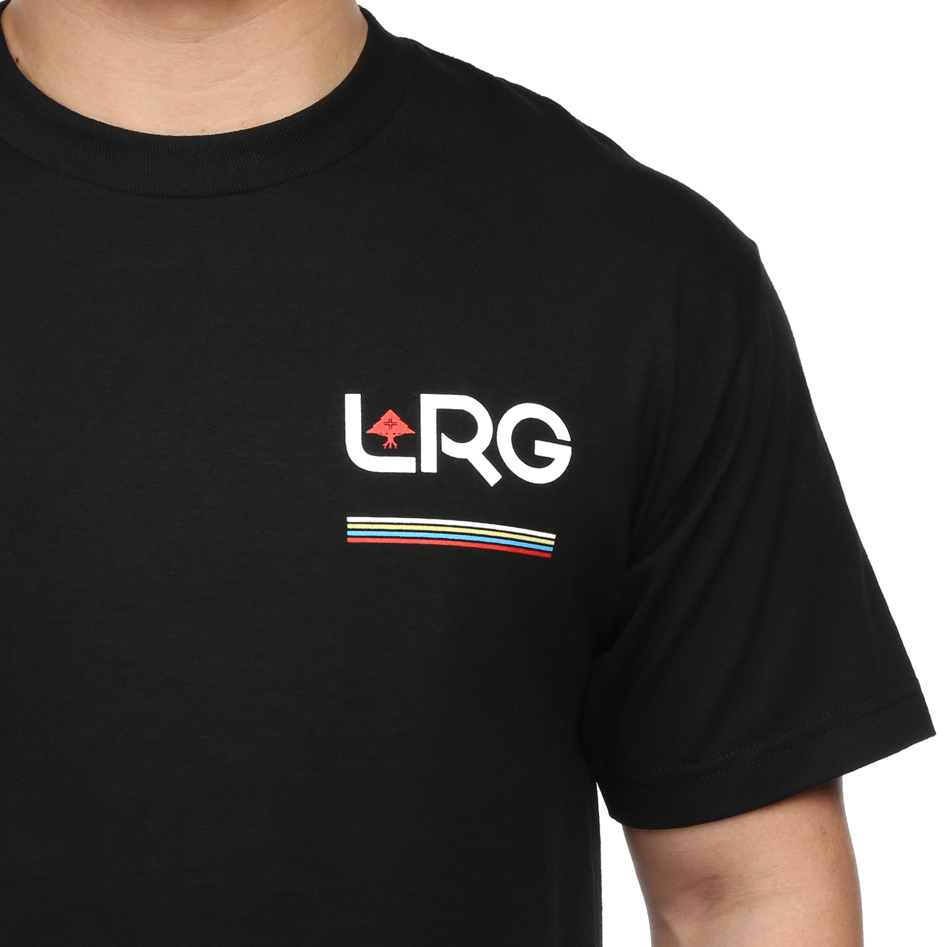 LRG Lifted 47 Graphic T-Shirt for Men - Black Cotton Streetwear Tee | Casual Wear, Skate Style & Urban Fashion