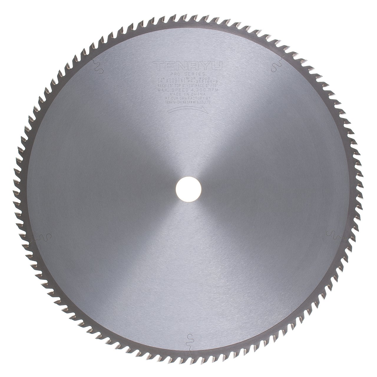 Tenryu PR-355100AB 14-Inch 100 Tooth Carbide Tipped Saw Blade - 1