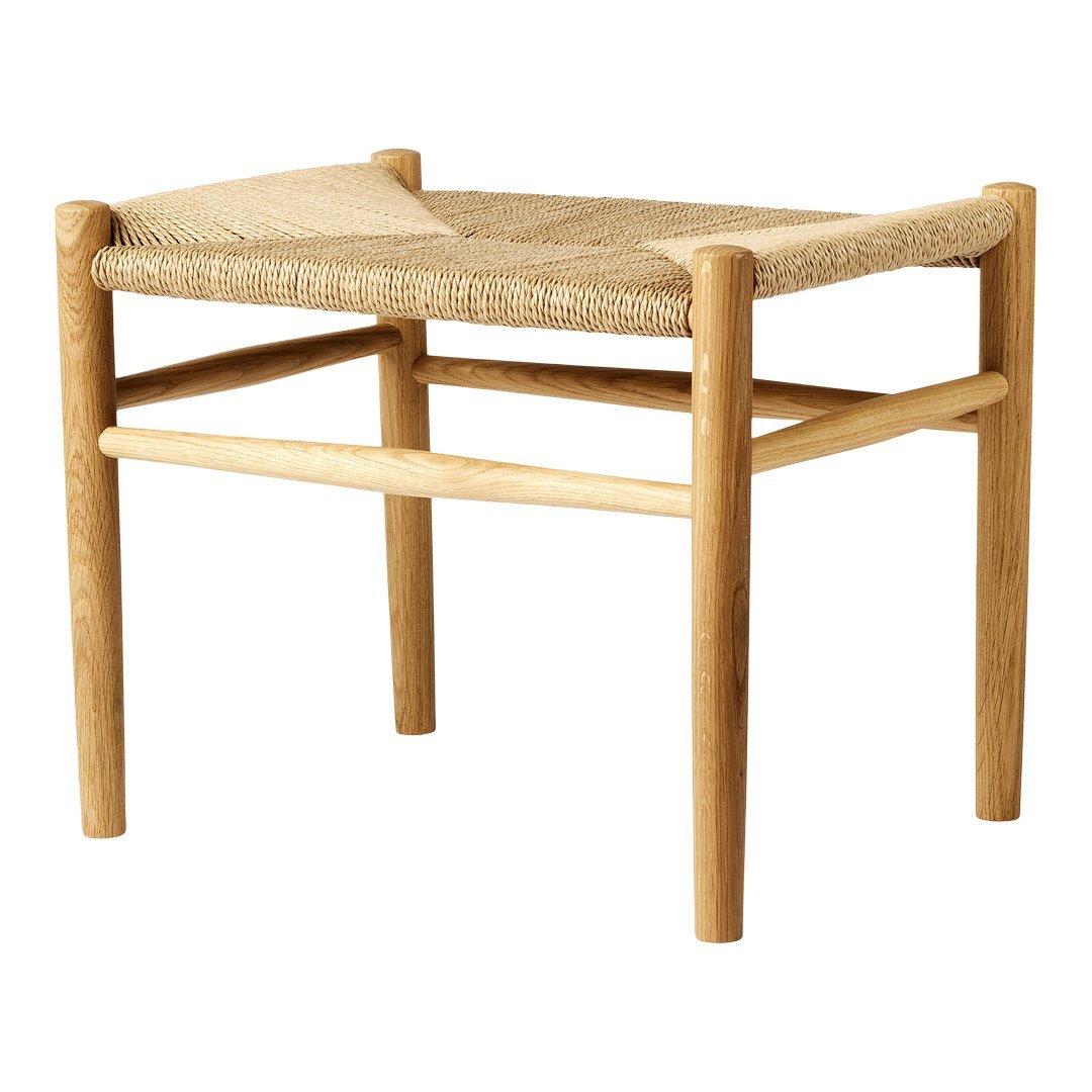 Jorgen Baekmark J83 Stool by FDB Mobler - Modern Wooden Bar Stool for Kitchen, Dining & Home Decor