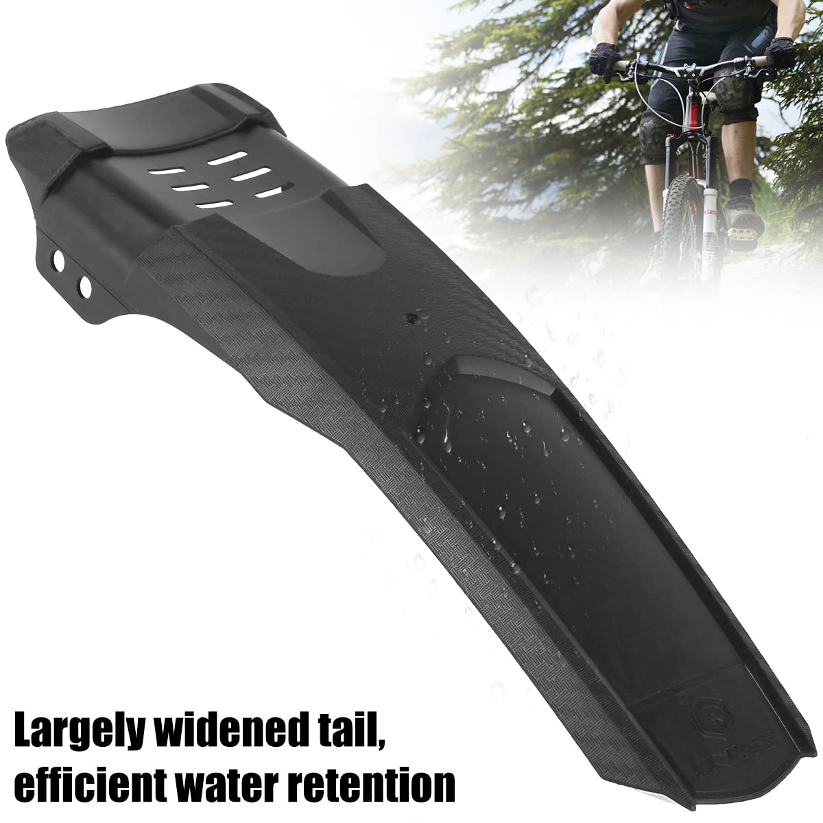 Premium MTB Mudguard Kit - Front & Rear Bike Fenders for Mountain & Road Bikes | Splash Protection in Rain & Mud | Durable Black Bicycle Accessories for All-Terrain Cycling Adventures