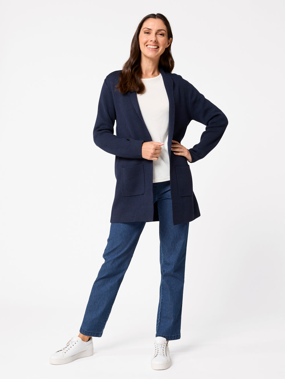 Essie Cardigan Knit Sweater for Women - Soft & Cozy Pullover with Long Sleeves - Perfect for Fall & Winter Outfits, Office Wear, and Casual Weekends