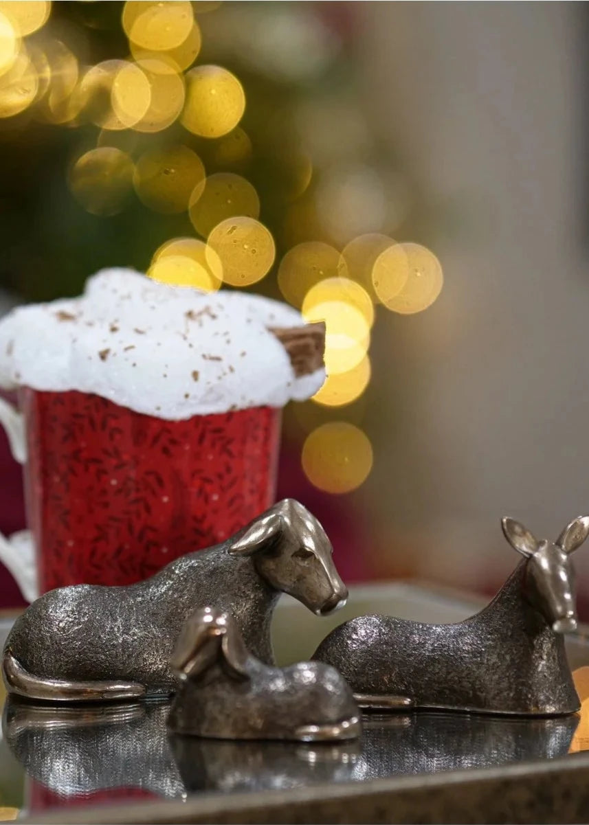 Genesis Nativity Animals Set - Handcrafted Christmas Nativity Scene Figurines for Home Decor & Holiday Display | Perfect for Christmas Tree, Mantel, and Tabletop Decorations