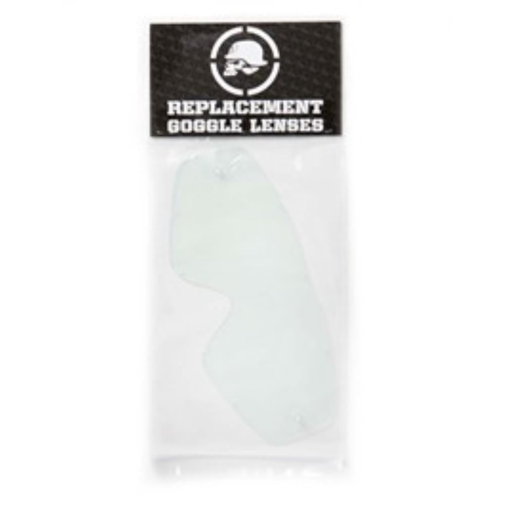 Metal Mulisha Clear Goggle Lenses - Durable Anti-Fog Replacement Lenses for MX Motocross, Snowboarding & ATV Riding