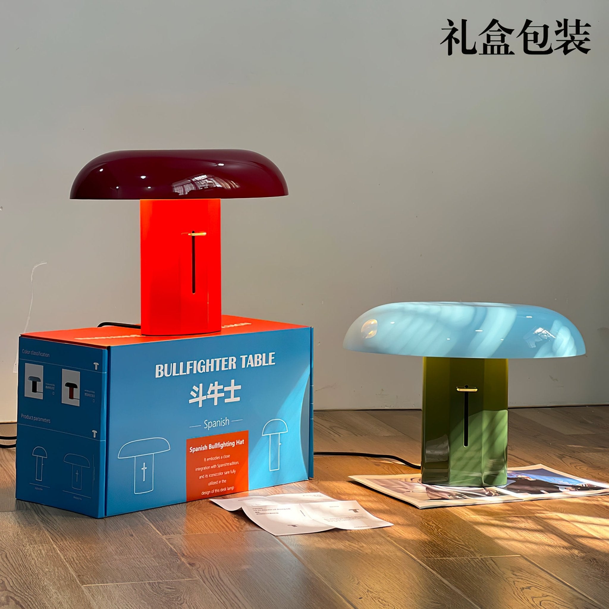 Molli Mushroom Table Lamp - Soft Night Light for Bedroom, Nursery, Living Room - Decorative LED Lamp for Kids & Adults - Perfect for Relaxation & Ambiance