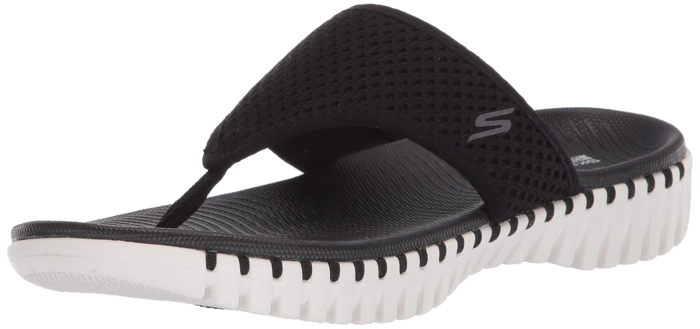 Skechers Women's GOWALK SMART - RIVIERA Comfortable Flip Flops Sandals for Walking, Travel & Beach | Lightweight Slip-On Casual Shoes with Arch Support