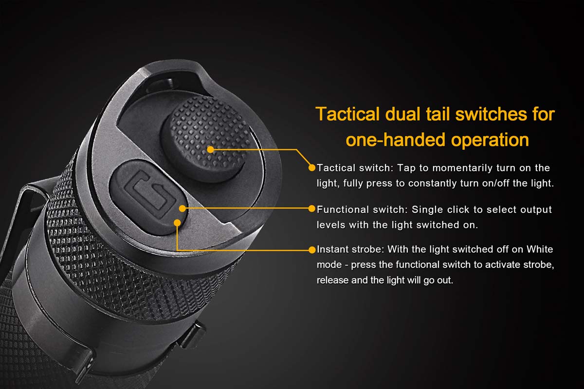 Fenix TK25 IR Flashlight with Infrared Illuminator - Tactical LED Light for Hunting, Security & Night Vision (Discontinued) - Perfect for Outdoor Adventures & Emergency Situations