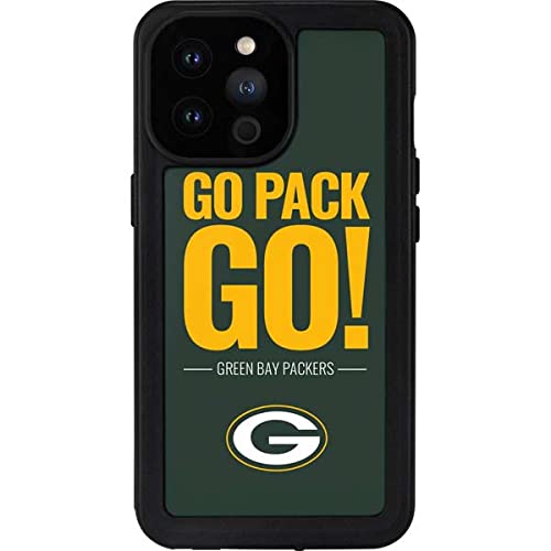 Waterproof iPhone 13 Pro Max Case with NFL Green Bay Packers Team Motto Design | Shockproof Protective Cover for Outdoor Activities, Sports & Daily Use