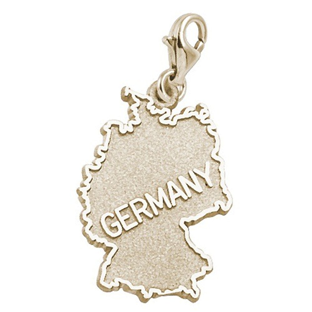 German Charm with Lobster Claw Clasp - Jewelry Charms for Bracelets & Necklaces - Perfect for DIY Jewelry Making and Gift Giving