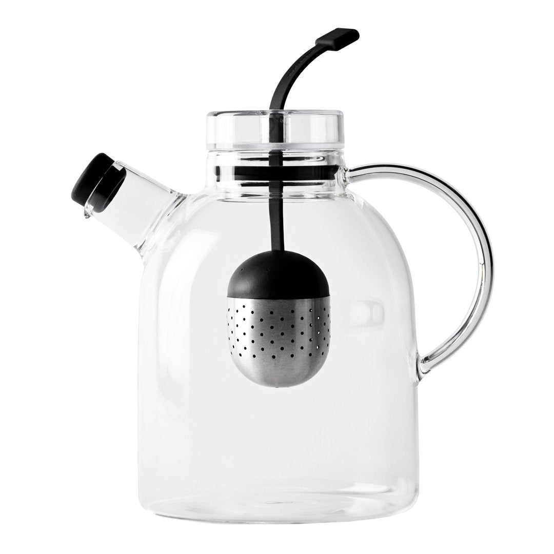 Norm Architects Kettle Teapot - Premium Stainless Steel Pour Over Coffee & Tea Pot with Ergonomic Handle - Perfect for Home Brewing, Coffee Shops & Modern Kitchens