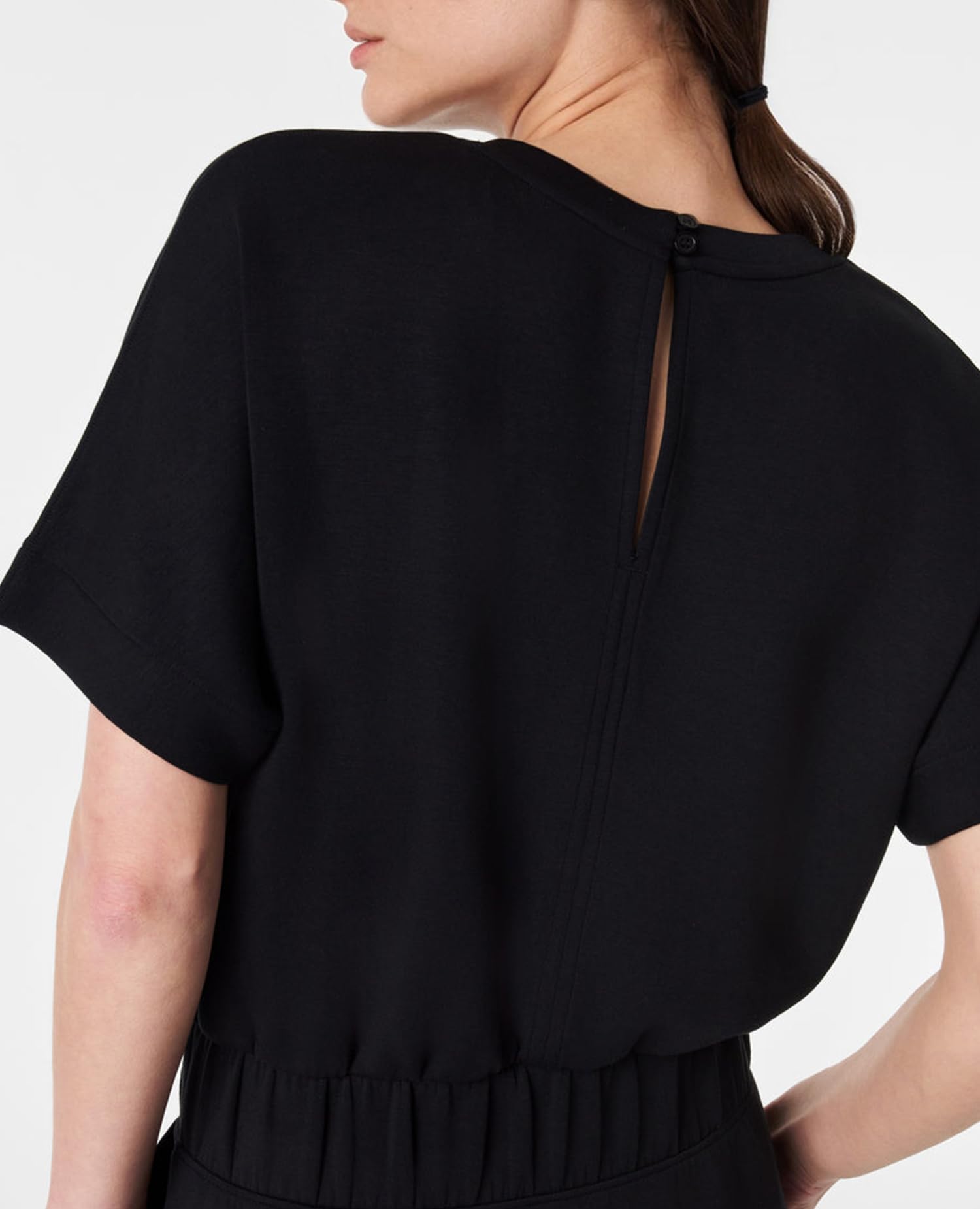 Women's Casual Short Sleeve Cropped Jumpsuit - Wide Leg Romper with Loose Fit for Summer | Perfect for Beach Outings, Weekend Brunch & Vacation Wear