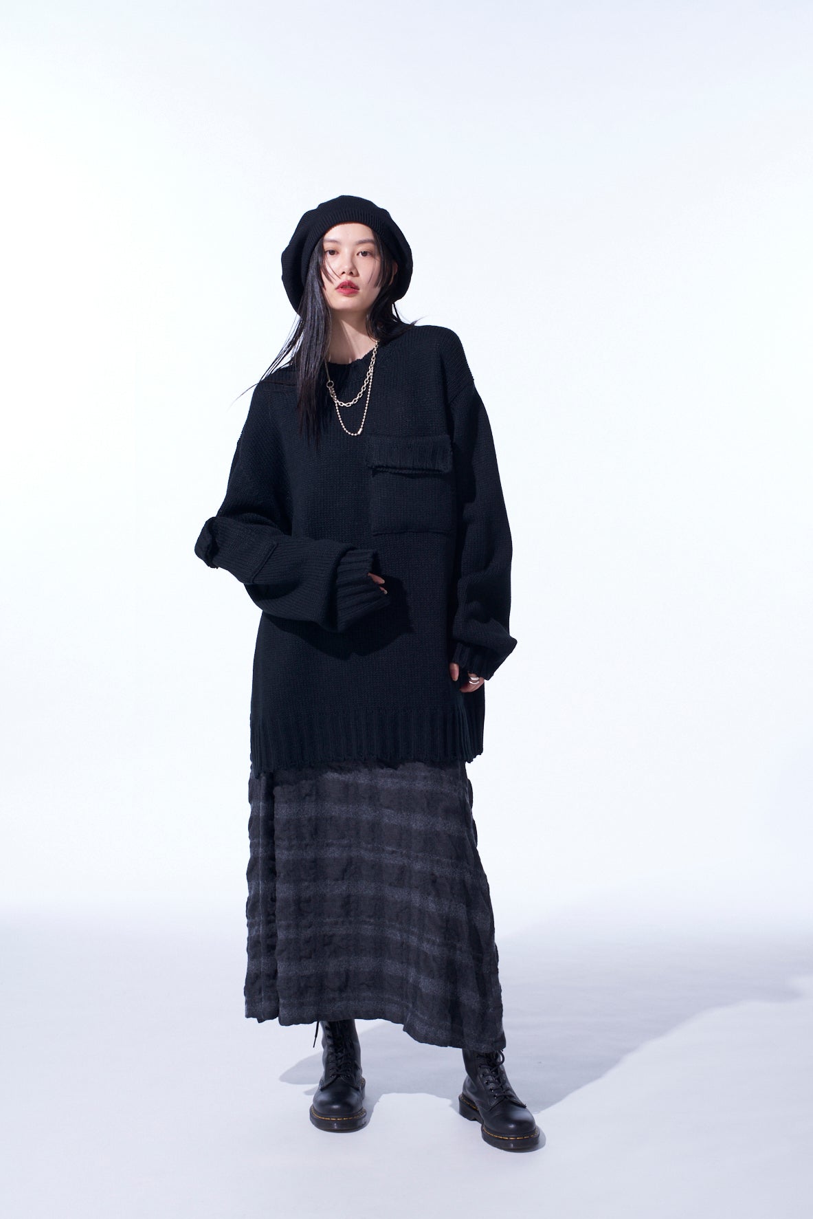 Bulky Wool Big Pocket Pullover Sweater - Warm & Cozy Oversized Knit for Women | Perfect for Winter, Fall & Casual Outings