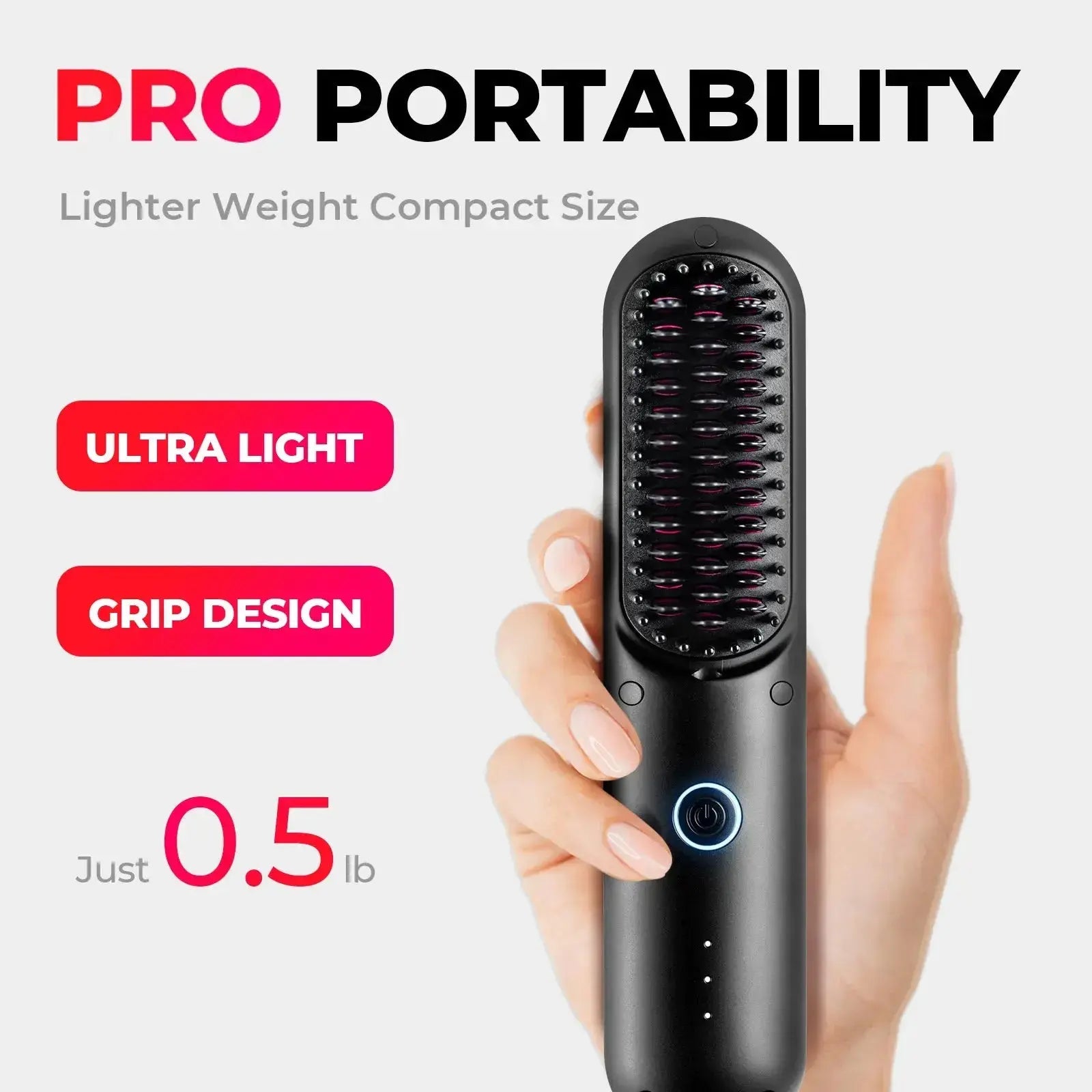 TYMO Porta Pro Hair Straightener - Professional Ionic Flat Iron for Smooth & Shiny Hair - Travel-Friendly & Fast Heating - Perfect for Home, Salon & On-The-Go Styling