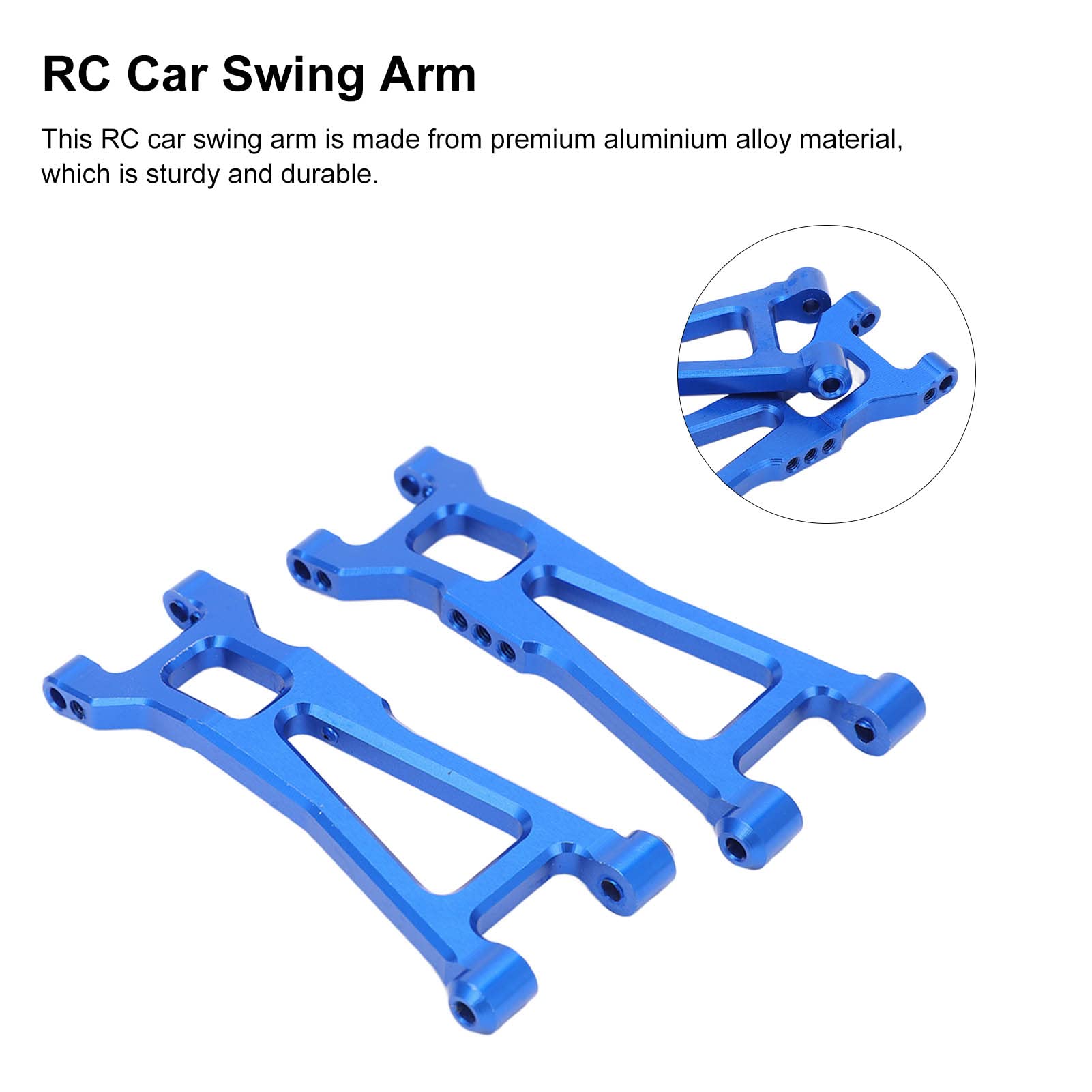 Aluminum Alloy RC Car Swing Arm for 1/16 HBX 16889 - Off-Road Racing Upgrade