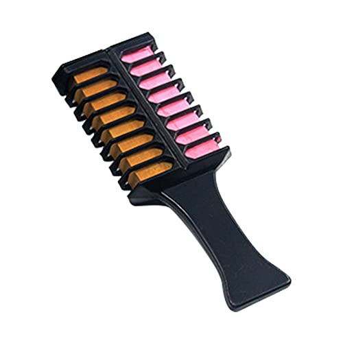 Simayixx Temporary Hair Chalk Comb - 12 Vibrant Washable Colors for Kids, Girls Birthday Party & DIY Children's Day Hair Styling - Fun Christmas Decoration & Costume Accessories