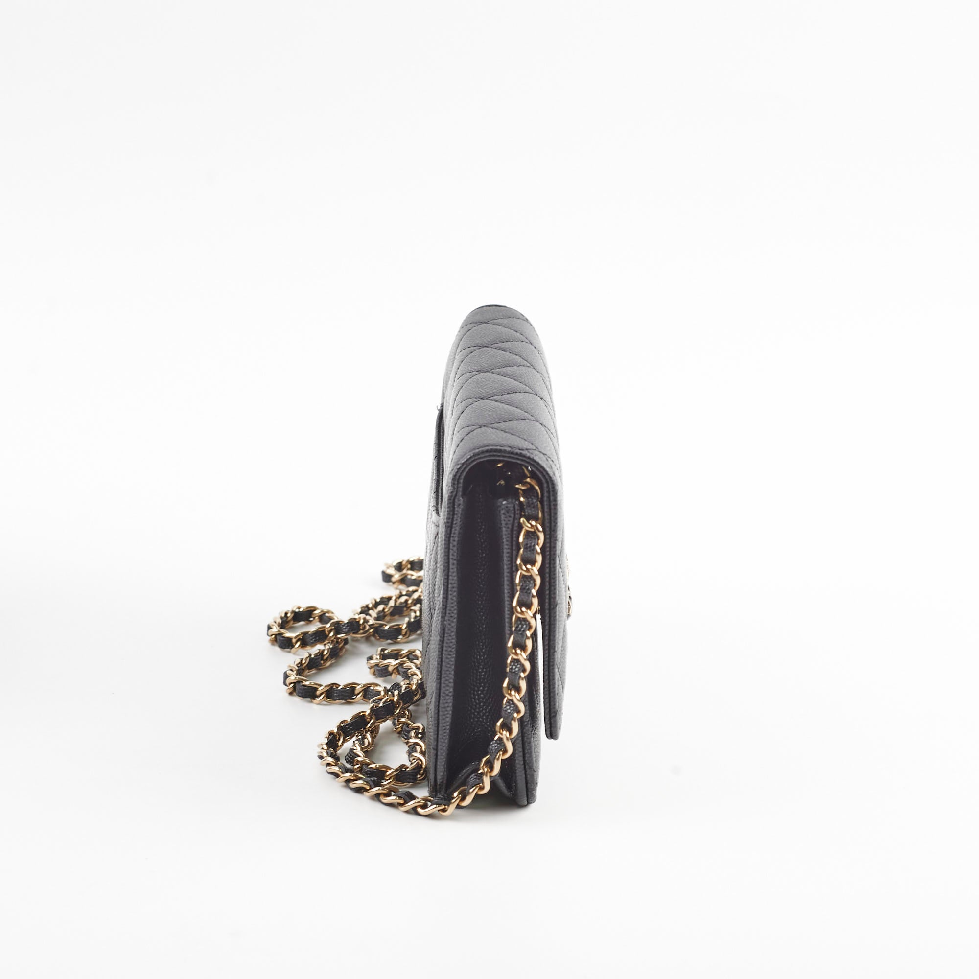 Authentic Chanel Caviar Wallet On Chain WOC Black Microchipped - Luxury Crossbody Bag for Women, Perfect for Evening Events & Daily Use