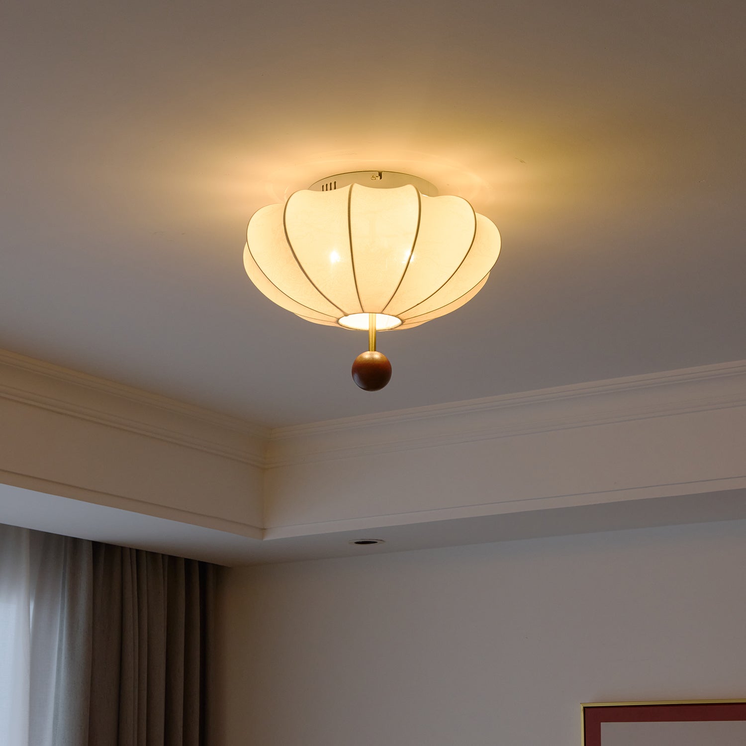 Marceline Modern Ceiling Light Fixture - Elegant LED Flush Mount Lighting for Bedroom, Living Room & Kitchen - Dimmable & Energy Efficient Home Decor