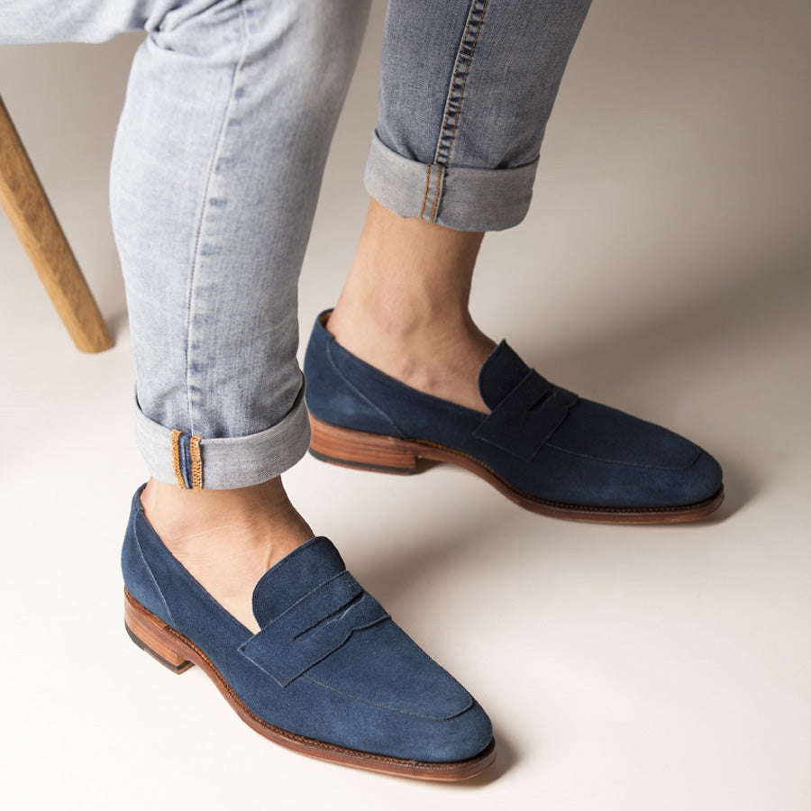 101330 Cobalt Suede Shoes - Stylish & Comfortable Footwear for Men & Women | Perfect for Casual Wear, Office & Outdoor Activities