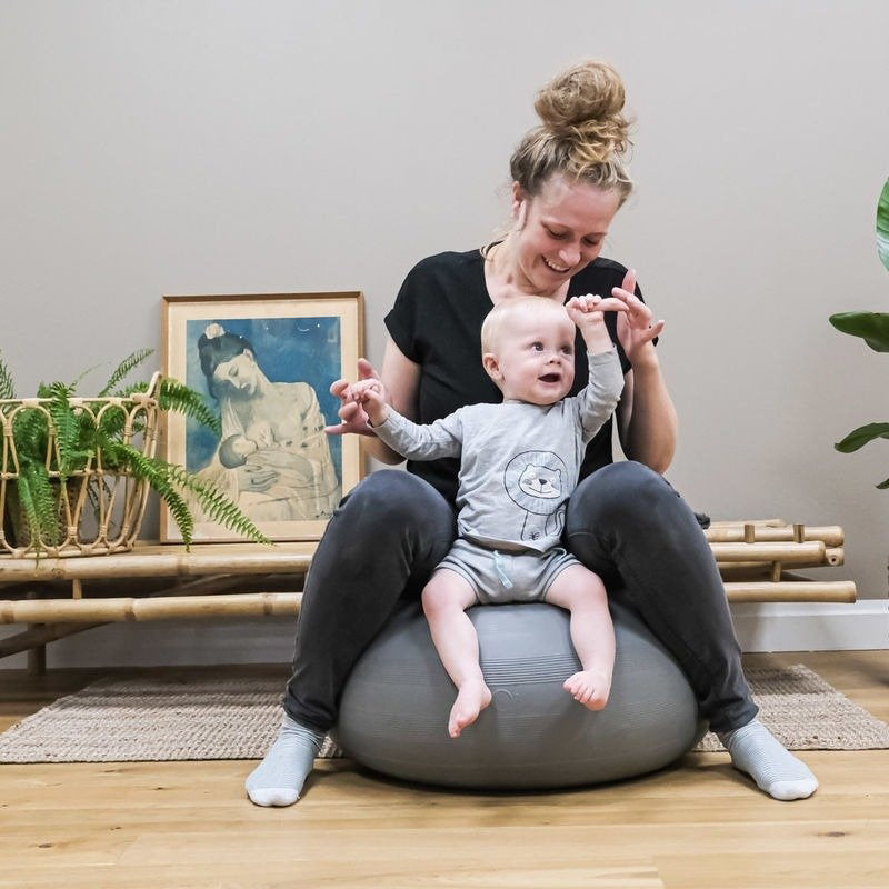bObles Donut 2019 Large Grey - Kids Playroom Foam Climbing Toy for Toddlers, Indoor Play Equipment for Home & Daycare - Safe & Soft Children's Activity Furniture