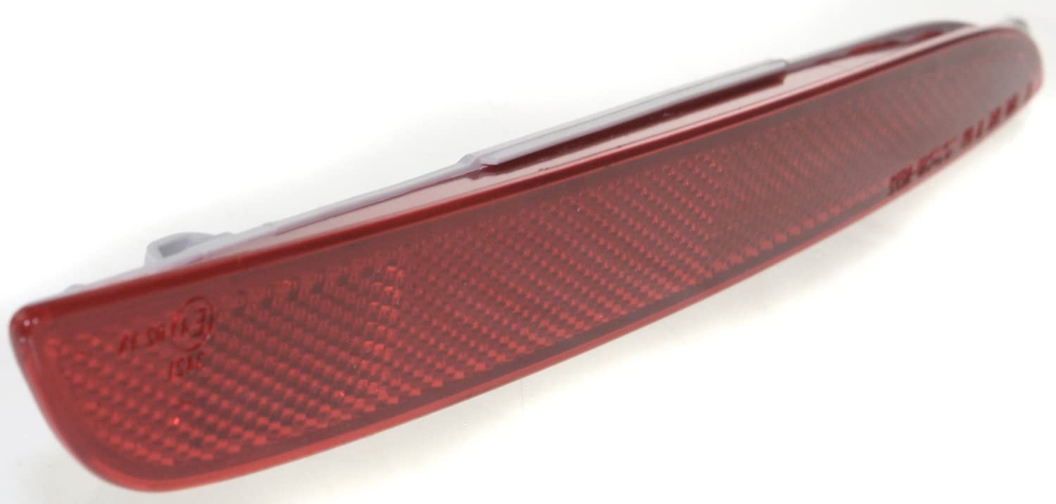 Evan Fischer Rear Bumper Reflector Set of 2 - Compatible with 2010-2013 Mazda 3, 2010 Mazda 3 Sport & 2012-2013 Mazda 3 Sport (MA2831100, MA2830100) - Driver & Passenger Side Replacement Parts - Enhance Nighttime Visibility & Safety