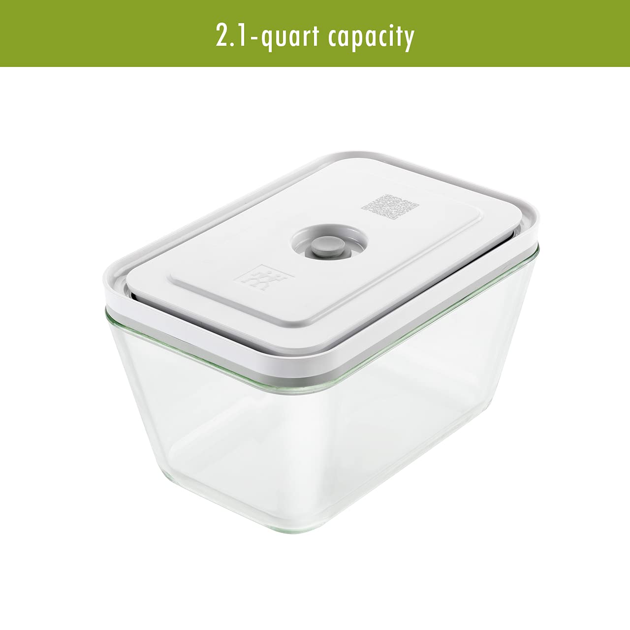 ZWILLING Fresh & Save Large Glass Airtight Food Storage Containers - 3-Piece Set for Meal Prep, Leftovers & Pantry Organization | BPA-Free Kitchen Essentials for Fresh Food Preservation