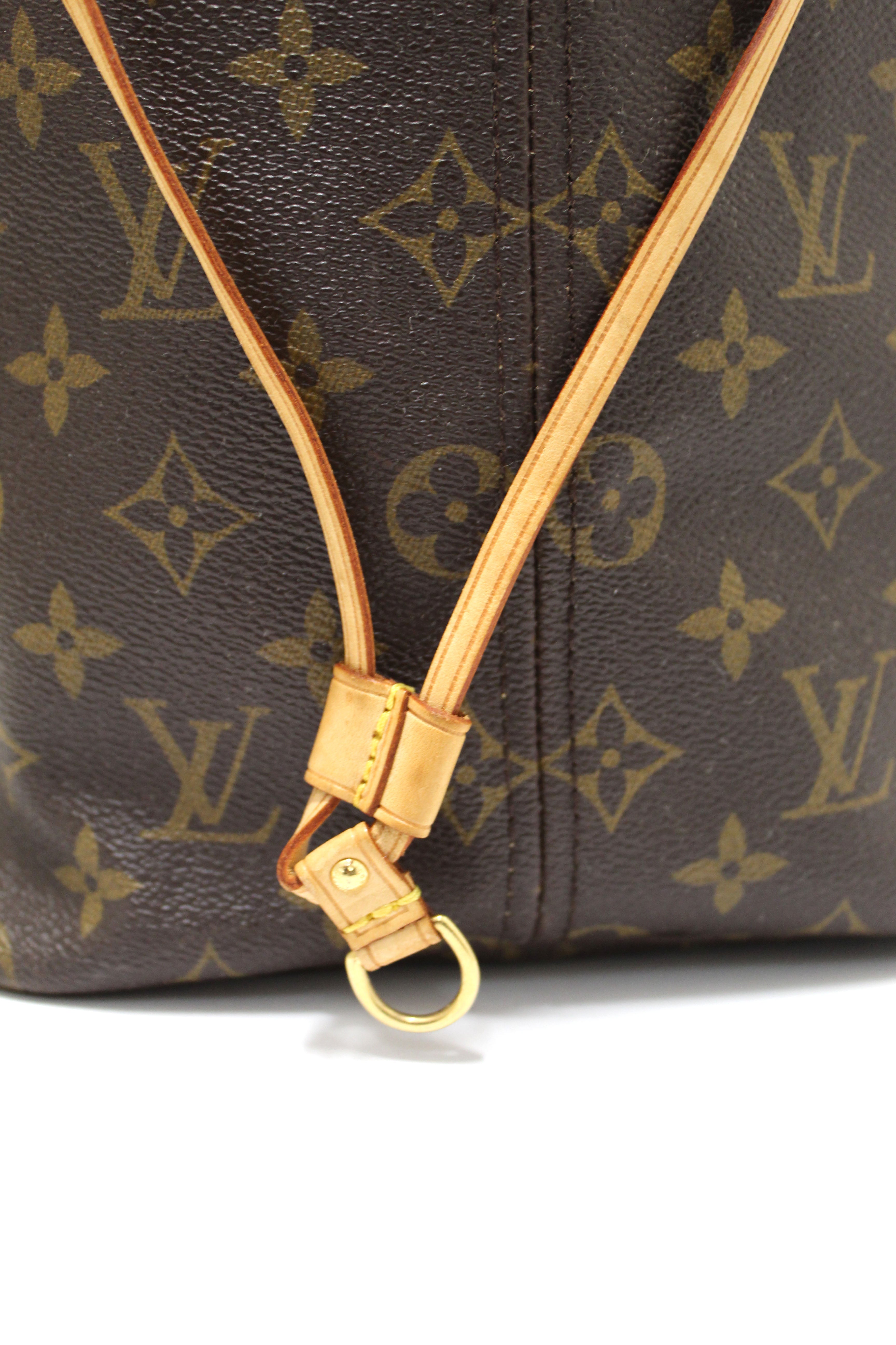 Authentic Louis Vuitton Neverfull GM Tote Bag - Large Monogram Canvas Shoulder Bag for Women, Perfect for Work, Travel & Everyday Use