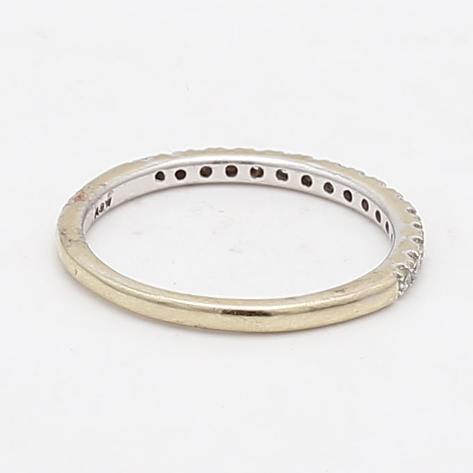 0.20 Carat Round Brilliant G I1 Diamond 14K White Gold Wedding Band Ring - Perfect for Engagement, Anniversary & Everyday Wear