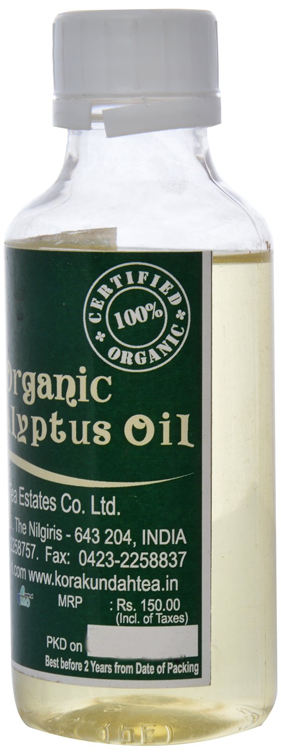 Pure Eucalyptus Essential Oil (100ml) - 100% Natural Therapeutic Grade for Aromatherapy, Massage & Home Use - Korakundah Brand - Perfect for Diffusers, DIY Skincare & Stress Relief