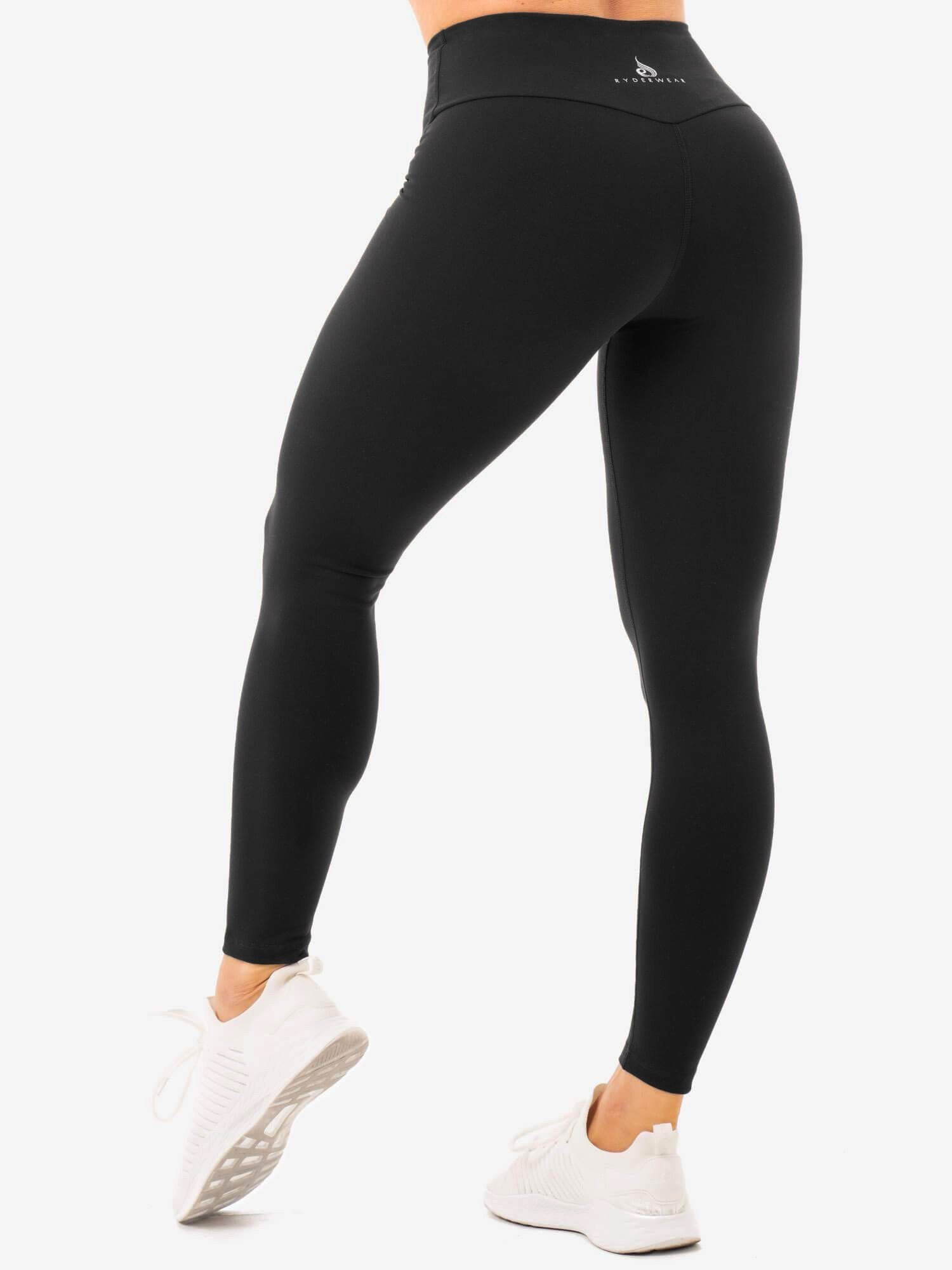 Staples High Waisted Leggings for Women - Black Yoga Pants with Tummy Control - Perfect for Workouts, Yoga & Casual Wear