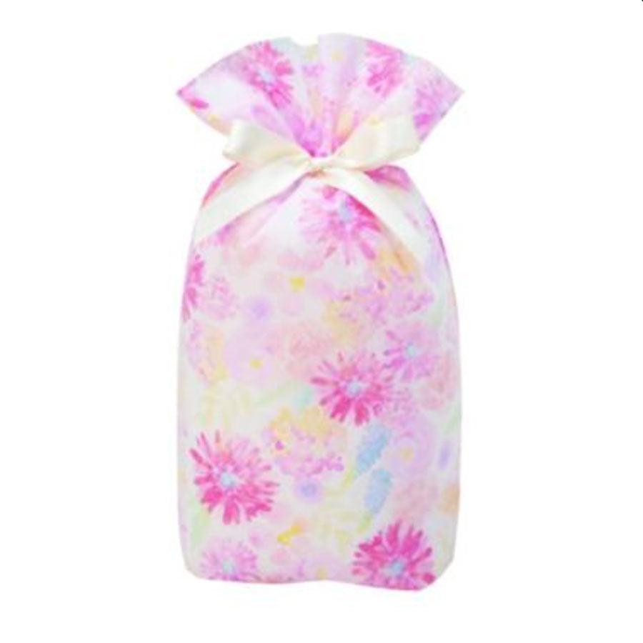 TSUTSUMU Grab Bag M 30X19X8cm - Glittering Flower Design Gift Bags (20g) for Party Favors, Wedding Decorations & Birthday Presents
