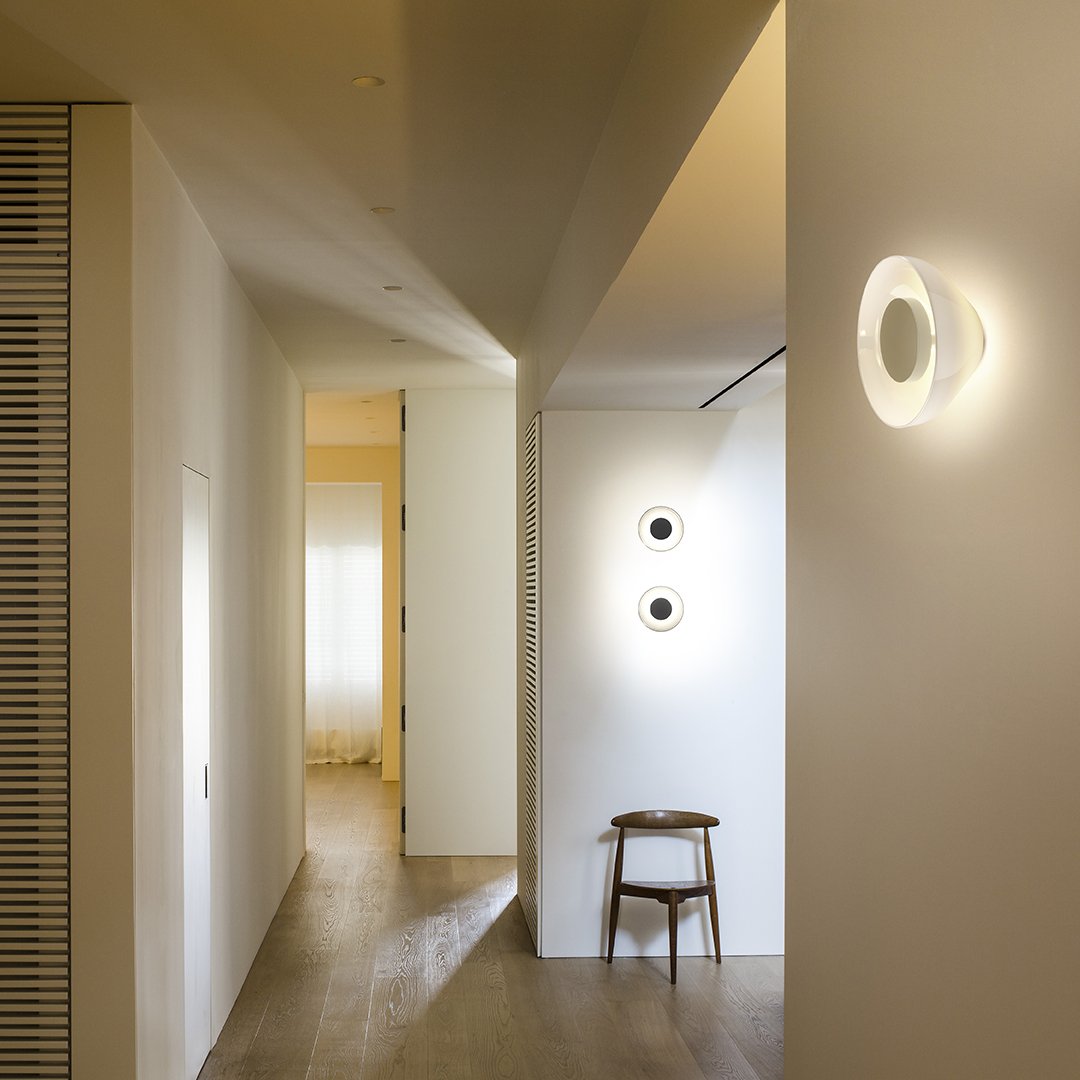 Aura Plus Modern LED Wall Light - Sleek Indoor/Outdoor Sconce for Living Room, Bedroom, Patio & Hallway Lighting