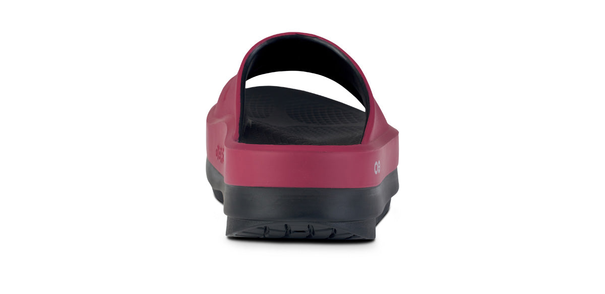 Women's OOmega OOahh Stacked Sandal Rosebud - Comfortable Platform Sandals for Summer, Beach & Casual Outfits