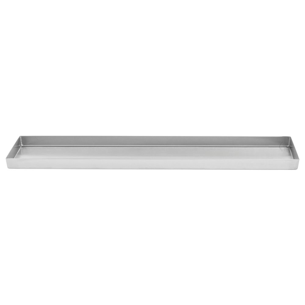 Stainless Steel Food Merchandising Pans with Tapered Corners - 24