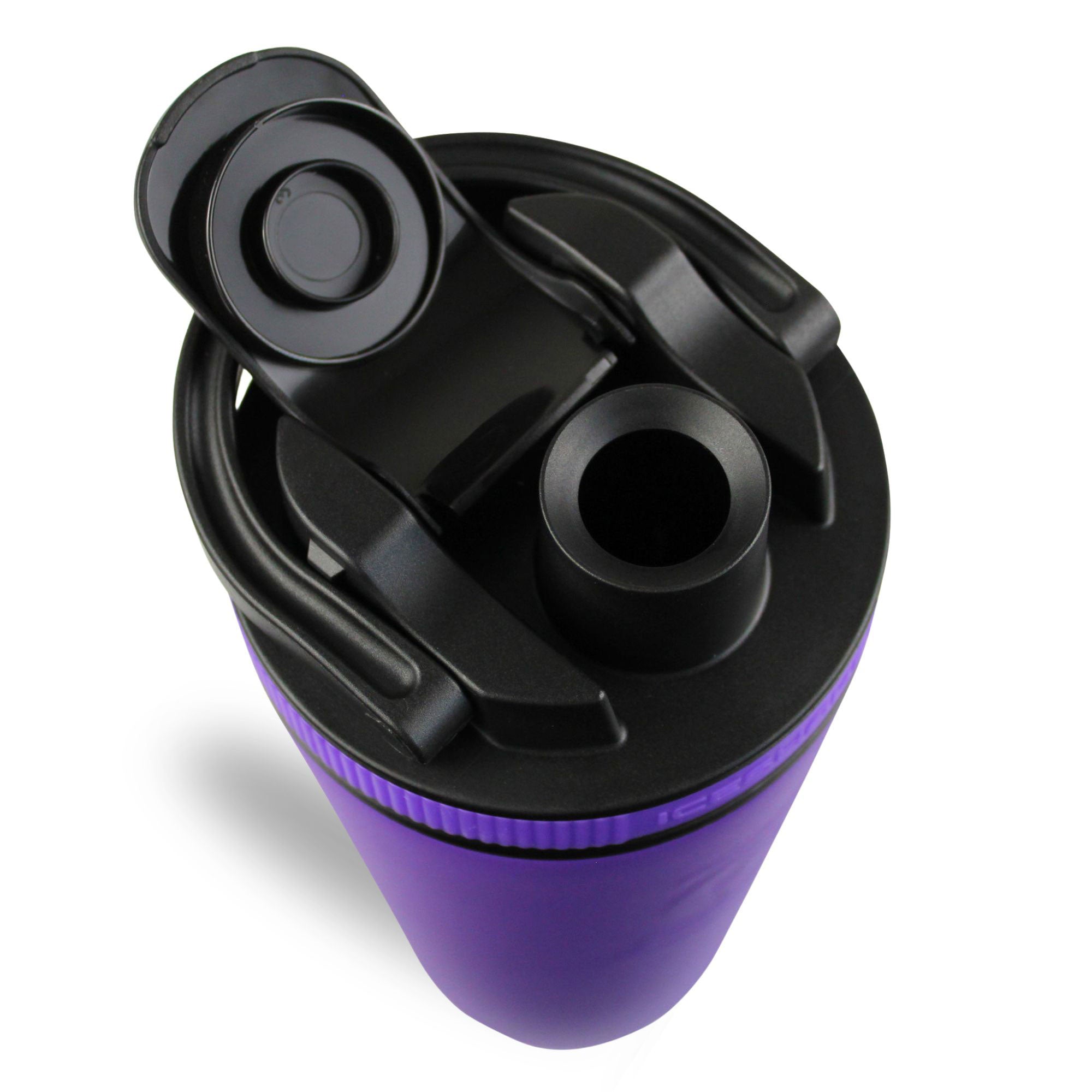 26oz Ice Shaker Matte Series - Purple Protein Shaker Bottle for Gym, Workout & Travel | Leakproof & BPA Free | Perfect for Protein Powder, Pre-Workout & Smoothies