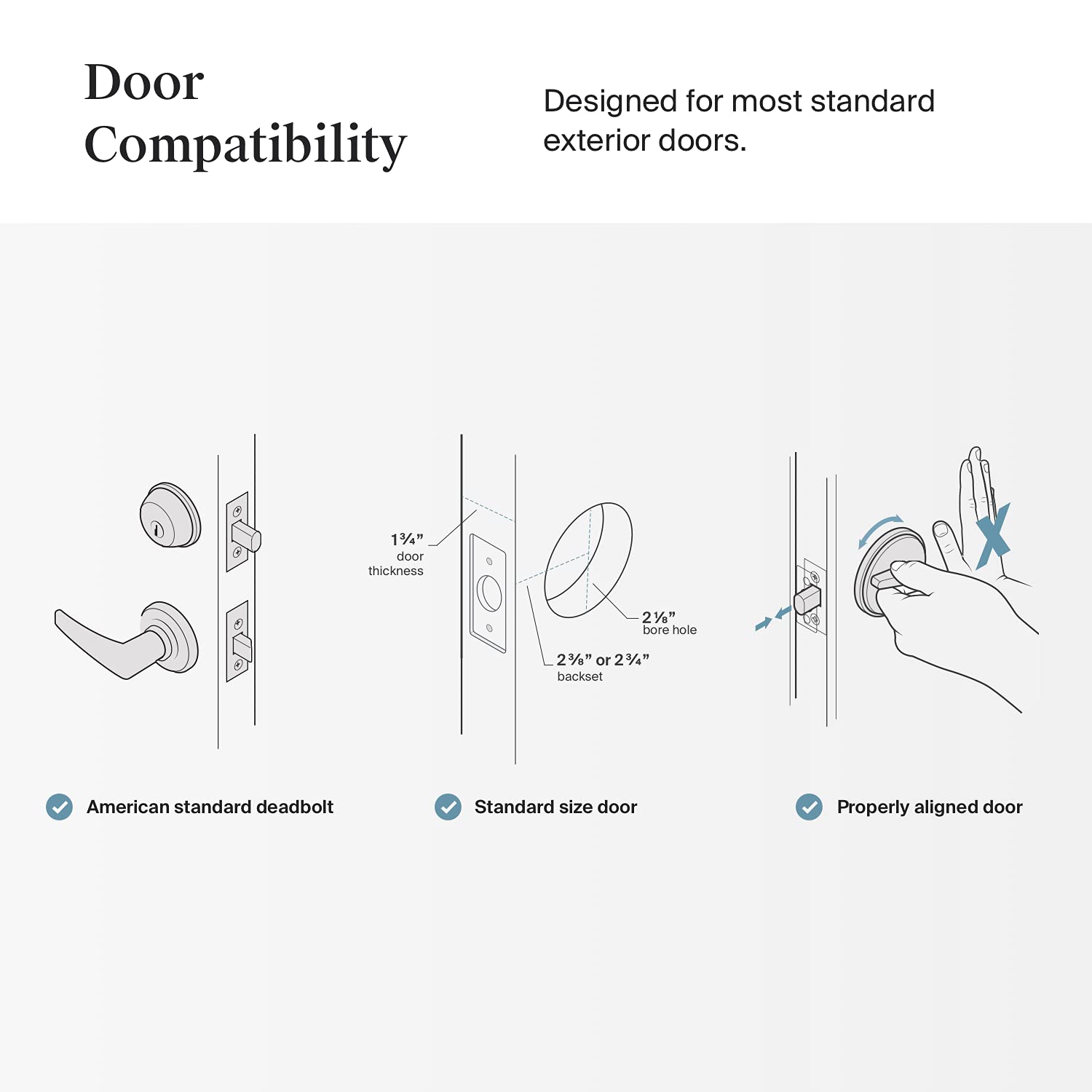 Level Lock Smart Lock - World's Smallest Smart Lock for Home Security - iOS & Android App Control - Apple HomeKit Compatible (Matte Black) - Perfect for Smart Homes, Apartments & Vacation Rentals