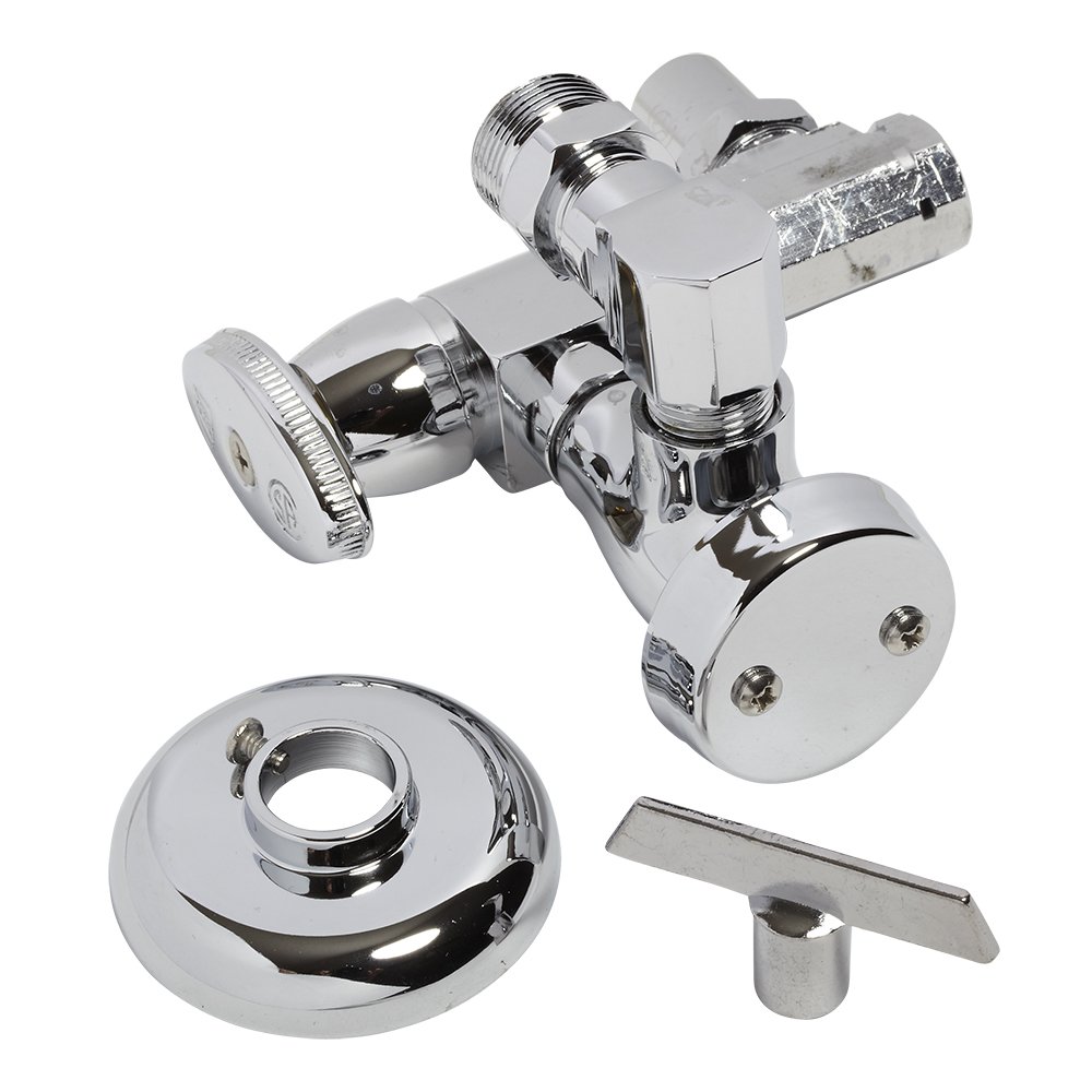 American Standard Vacuum Breaker & Flow Regulator - Polished Chrome for Plumbing & Irrigation