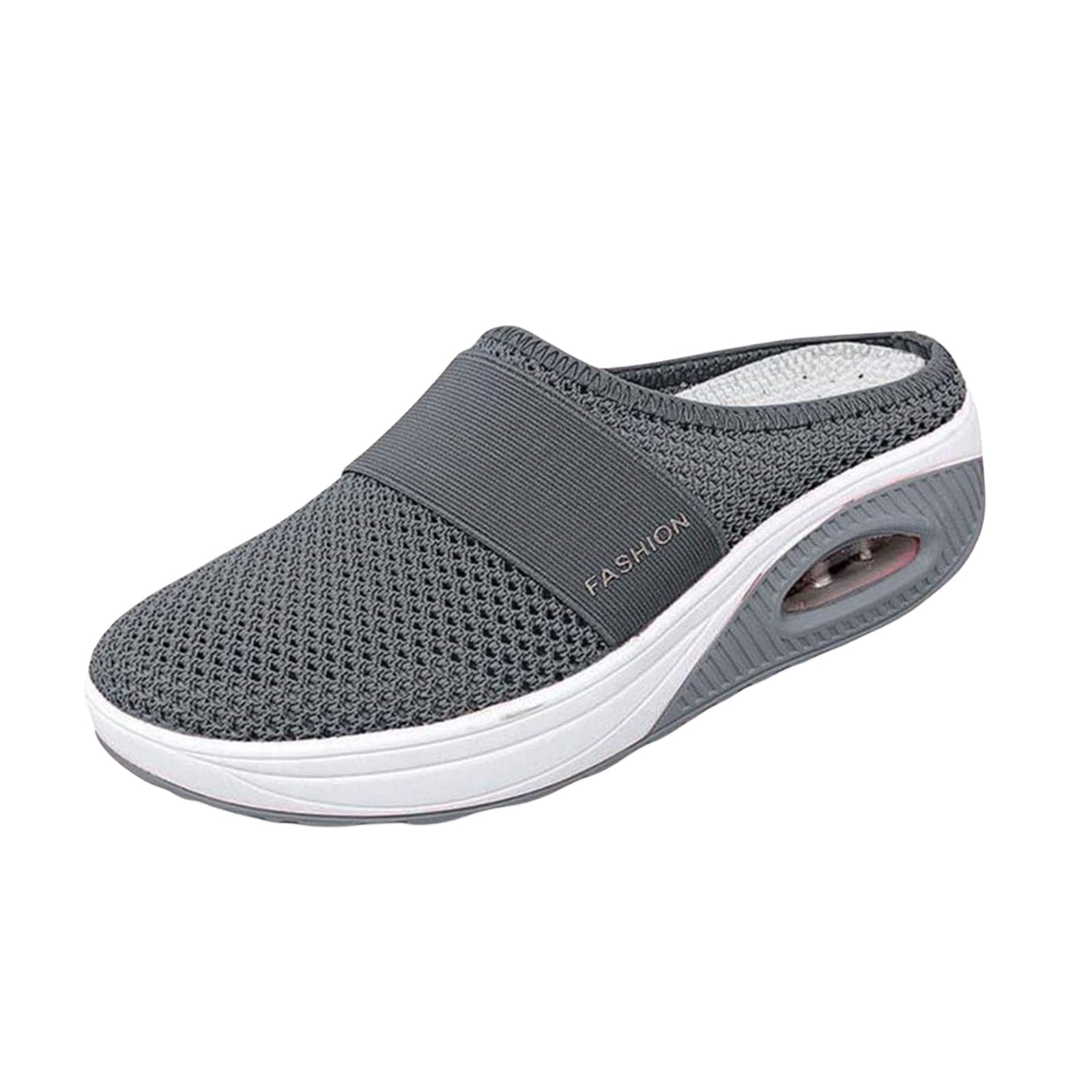 **Breathable Mesh Slip-On Walking Shoes for Women & Men – Diabetic Air Cushion Comfort with Arch Support – Ideal for Indoor, Outdoor & Sports Activities**