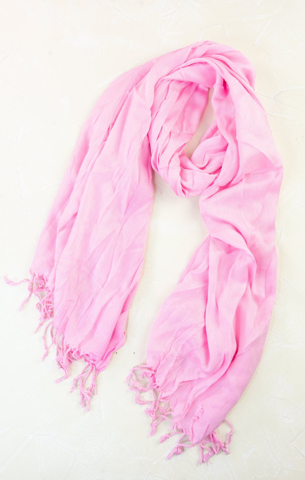 Porter Solid Crinkle Scarf - Soft & Stylish Womens Fashion Accessory for Fall & Winter Outfits, Office Wear, and Casual Looks