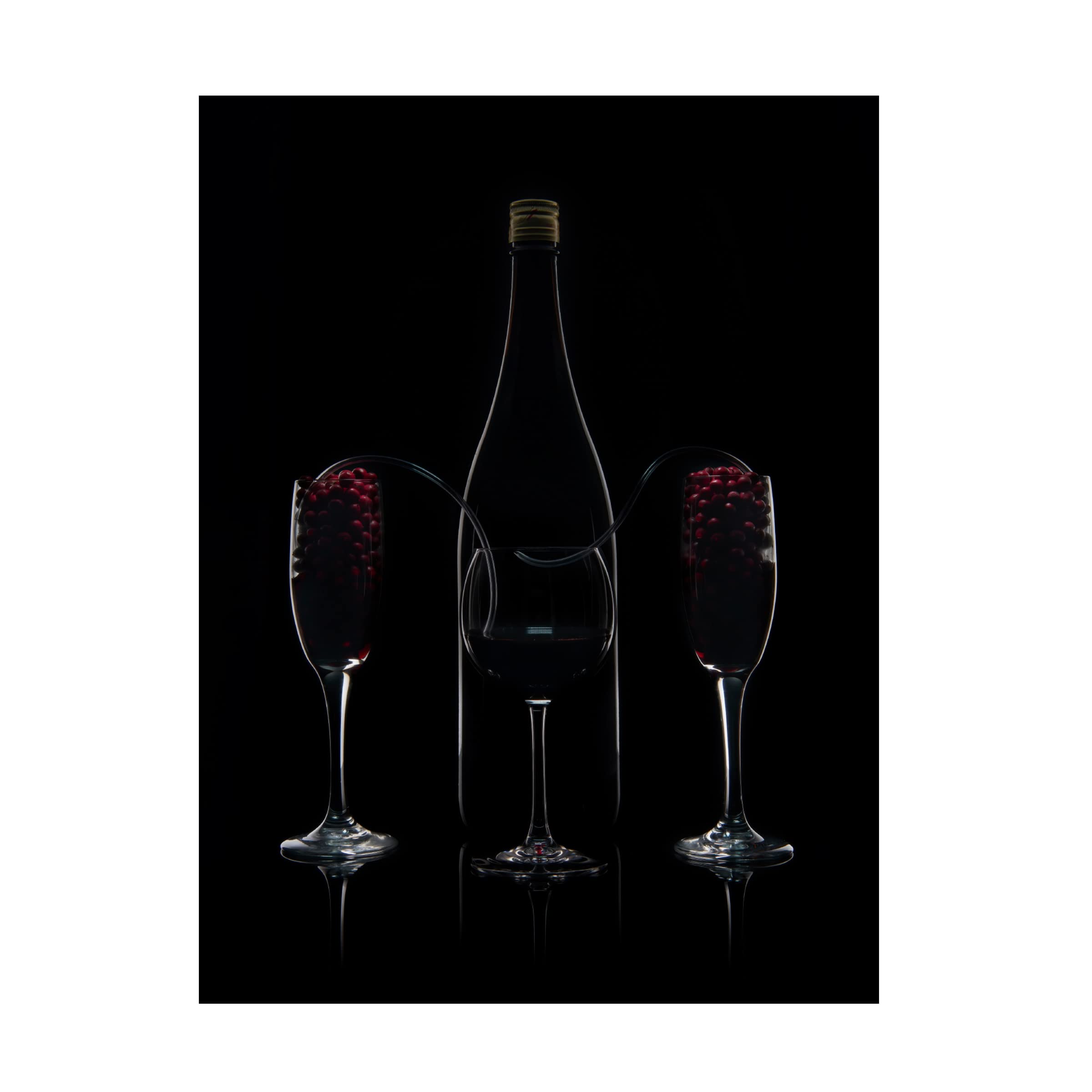 Trademark Fine Art 'Berry Wine' Canvas Art by Ming Chen - Elegant Home Decor for Living Room, Bedroom & Office