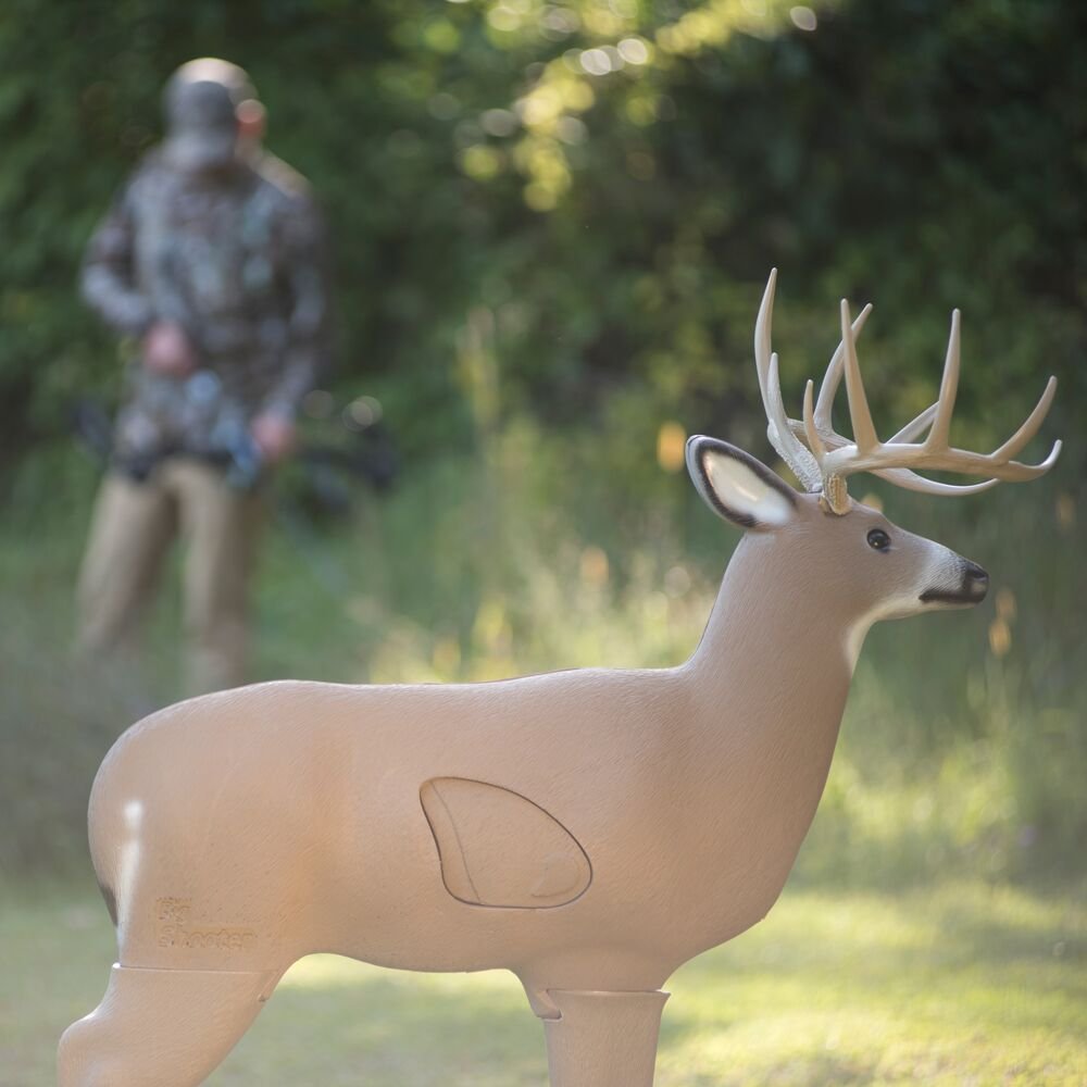 Field Logic Big Shooter Buck 3D Archery Target with Replaceable Insert Core - Realistic Deer Hunting Practice Target for Bow & Arrow Training - Perfect for Backyard, Range, and Outdoor Shooting Practice