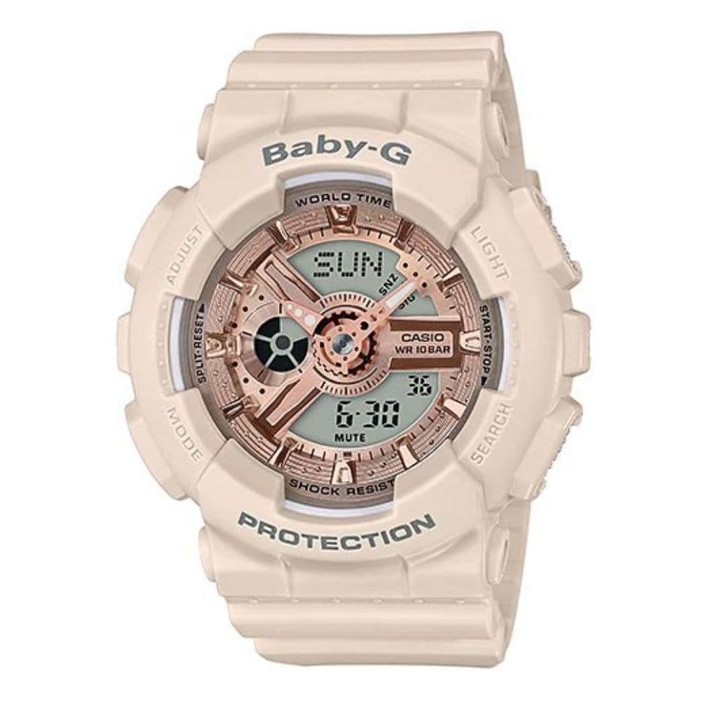 CASIO BABY-G BA-110CP-4ADR Women's Digital Sport Watch with Shock Resistance & Waterproof - Perfect for Running, Swimming, and Outdoor Activities