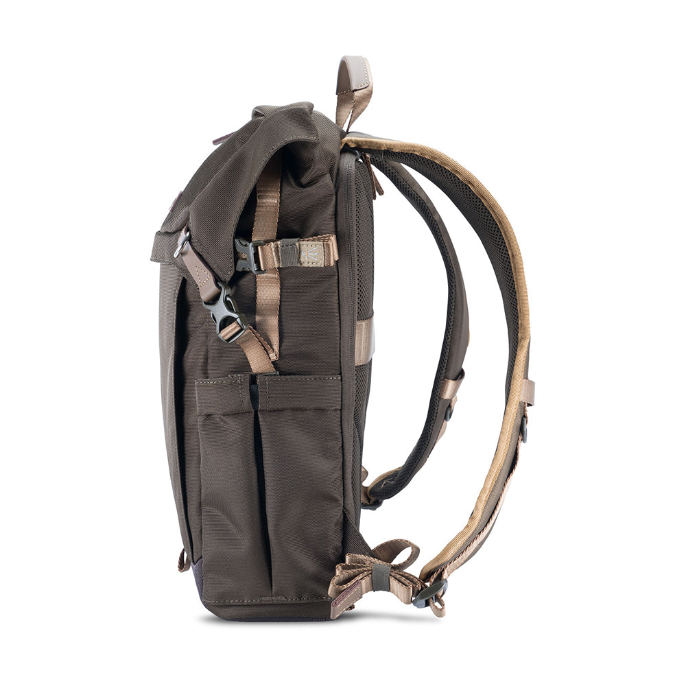 VEO GO 42M KG Camera Backpack Khaki Green - Waterproof DSLR Bag for Photographers, Travel & Outdoor Shooting - Perfect for Hiking, Camping & Professional Photography Gear Storage